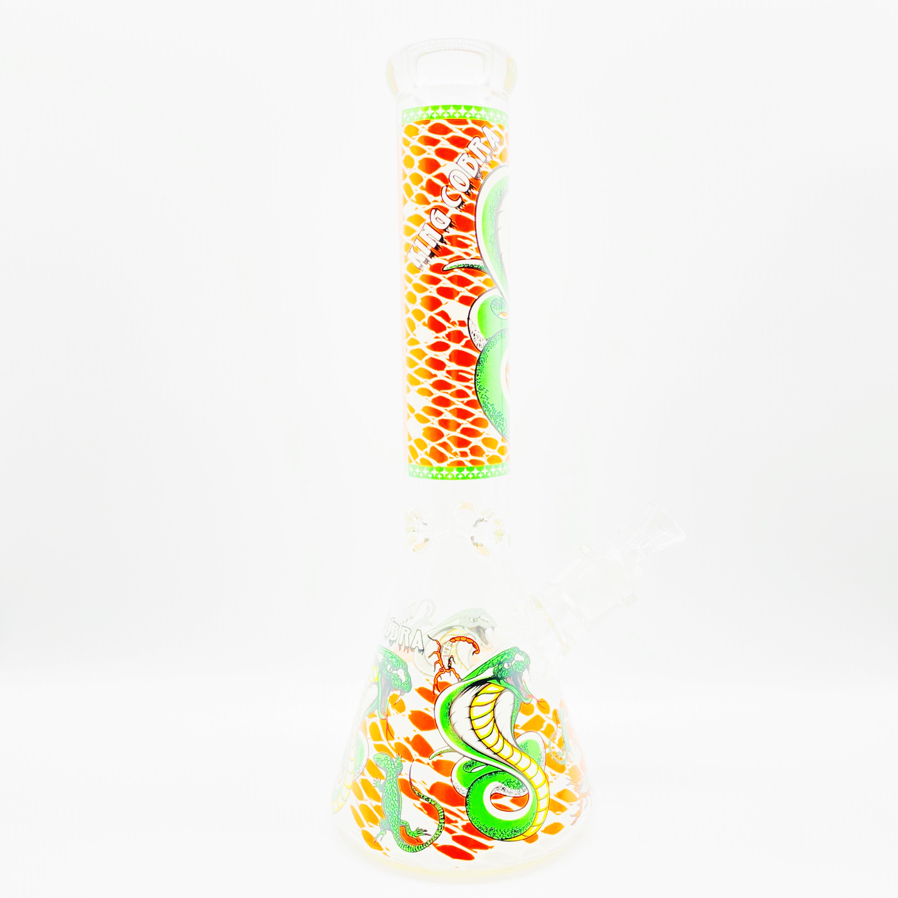 14" Glass Water Pipe Snake Design Wholesale