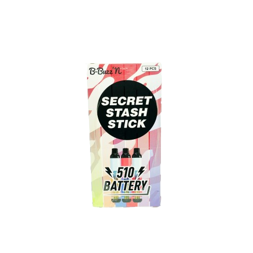B-Buzz'N Secret Stash Stick 510 Battery Wholesale - 1 Box / 12pcs