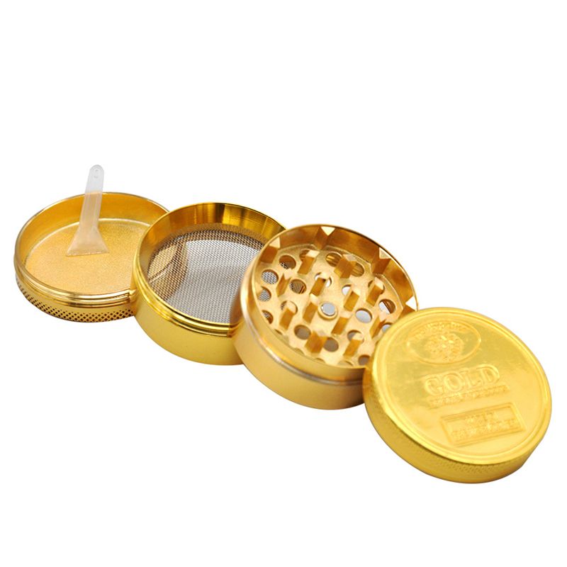 Golden 4-Stage Grinders Wholesale - 1 Box / 6pcs