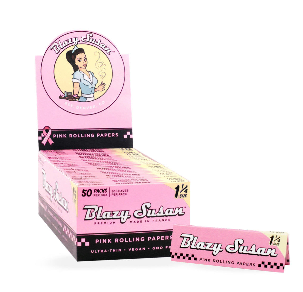 Blazy Susan 1 ¼ Rolling Papers Wholesale – 1 Box / 50packs