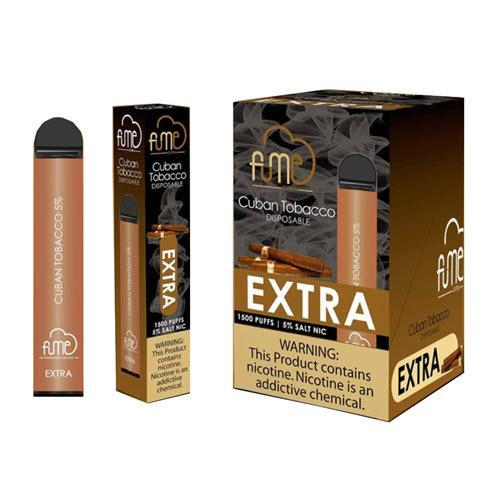 Fume Extra 1500 Puffs Disposable Vape Wholesale  - 1 Box / 10pcs