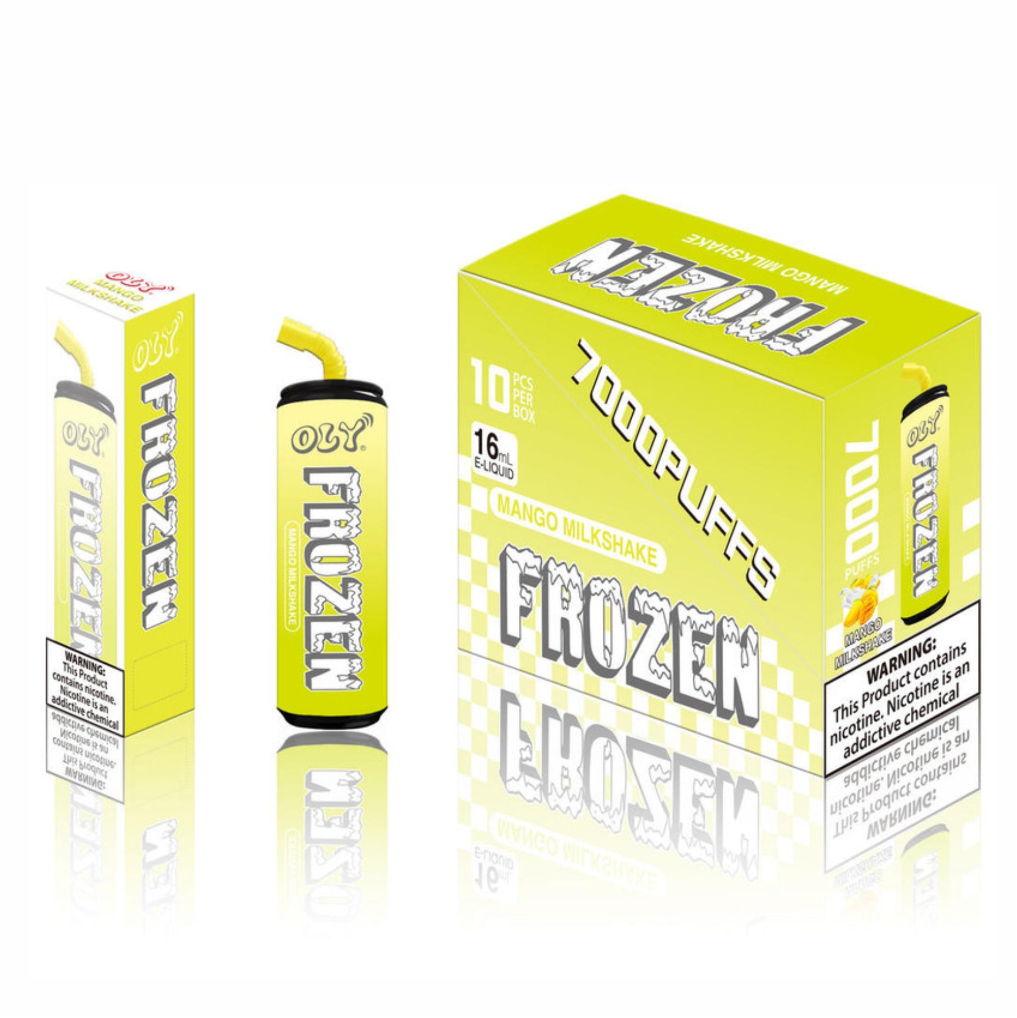 Oly Frozen 7000 Puffs Rechargeable Disposable Vape Wholesale – 1 Box / 10pcs