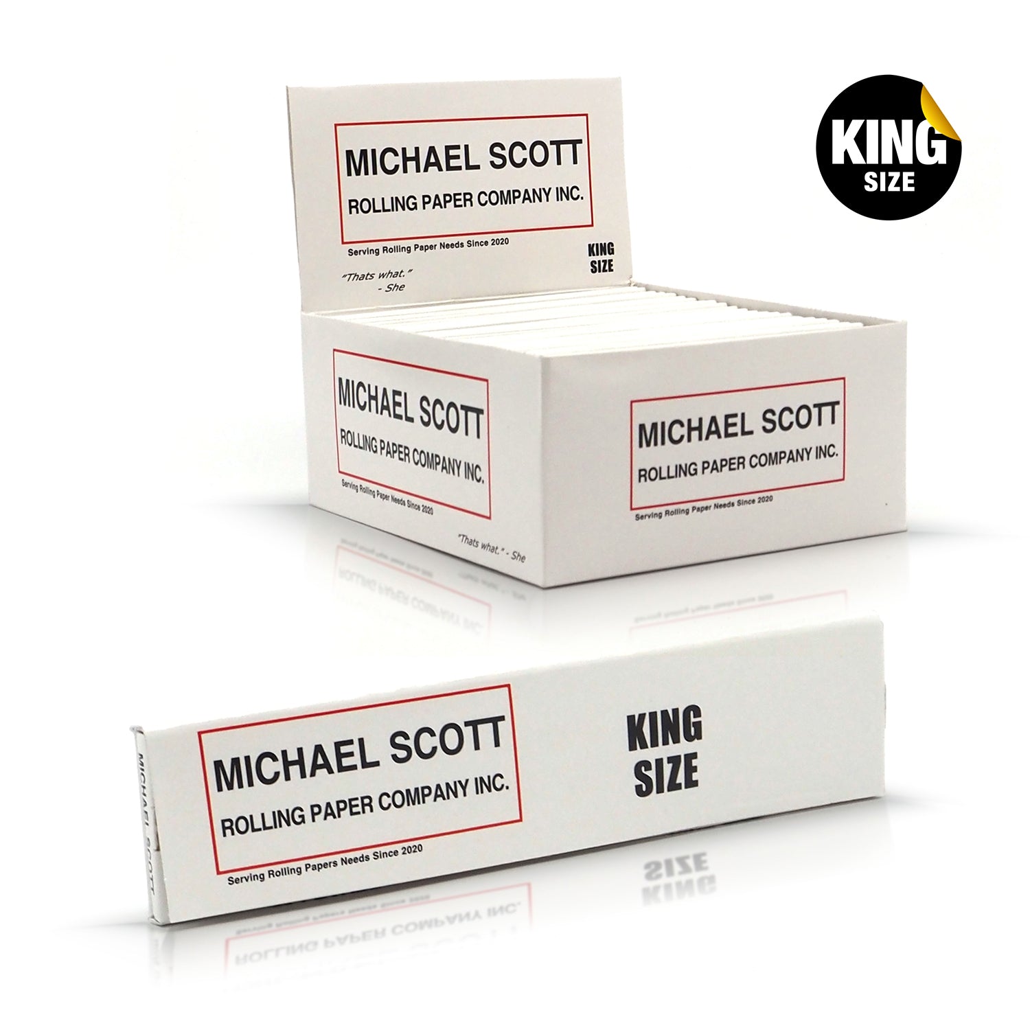 Michael Scott Rolling Paper Company Standard Size Rolling Papers – Dunder  Splifflin