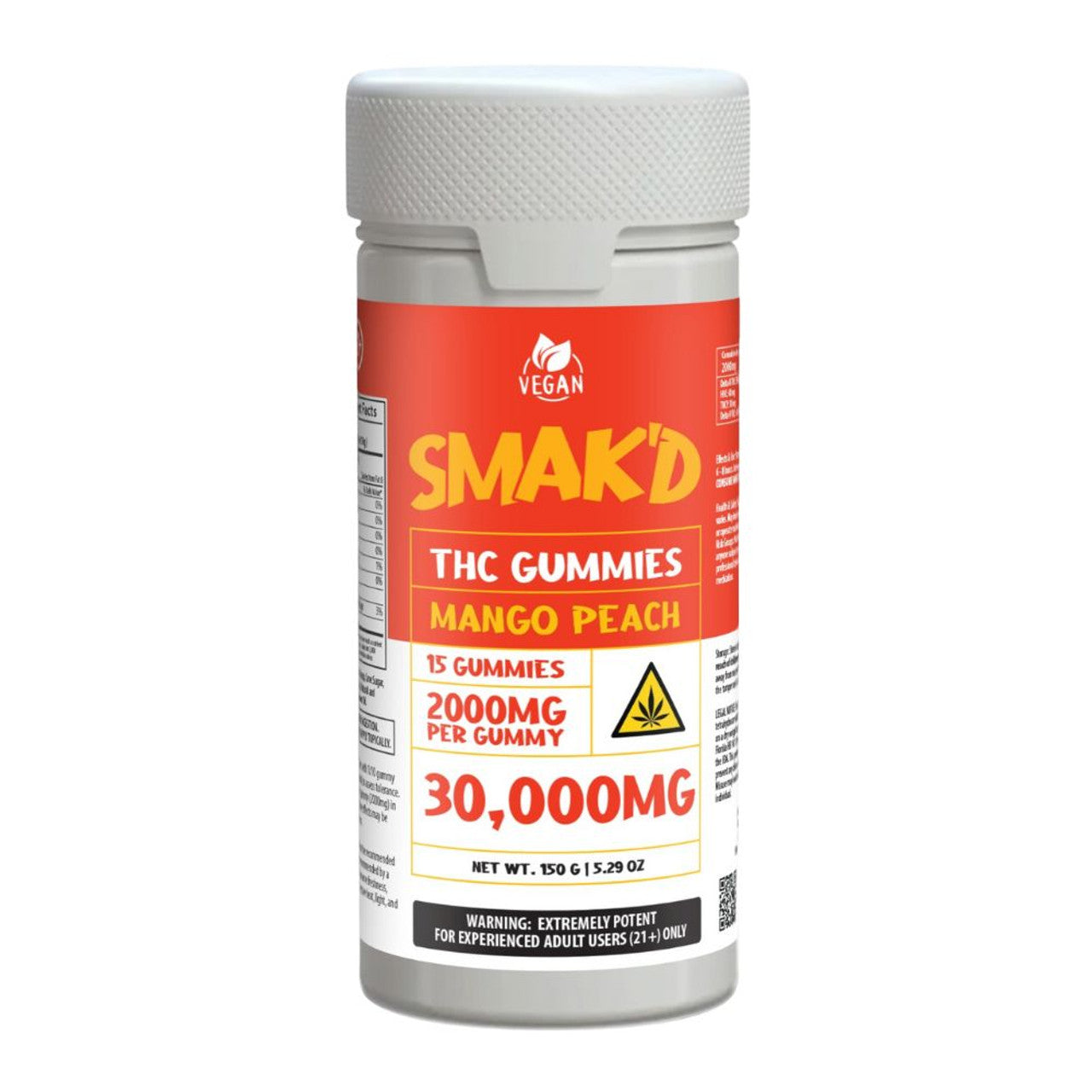SMAK'D 30,000MG THC Gummies - 15ct.