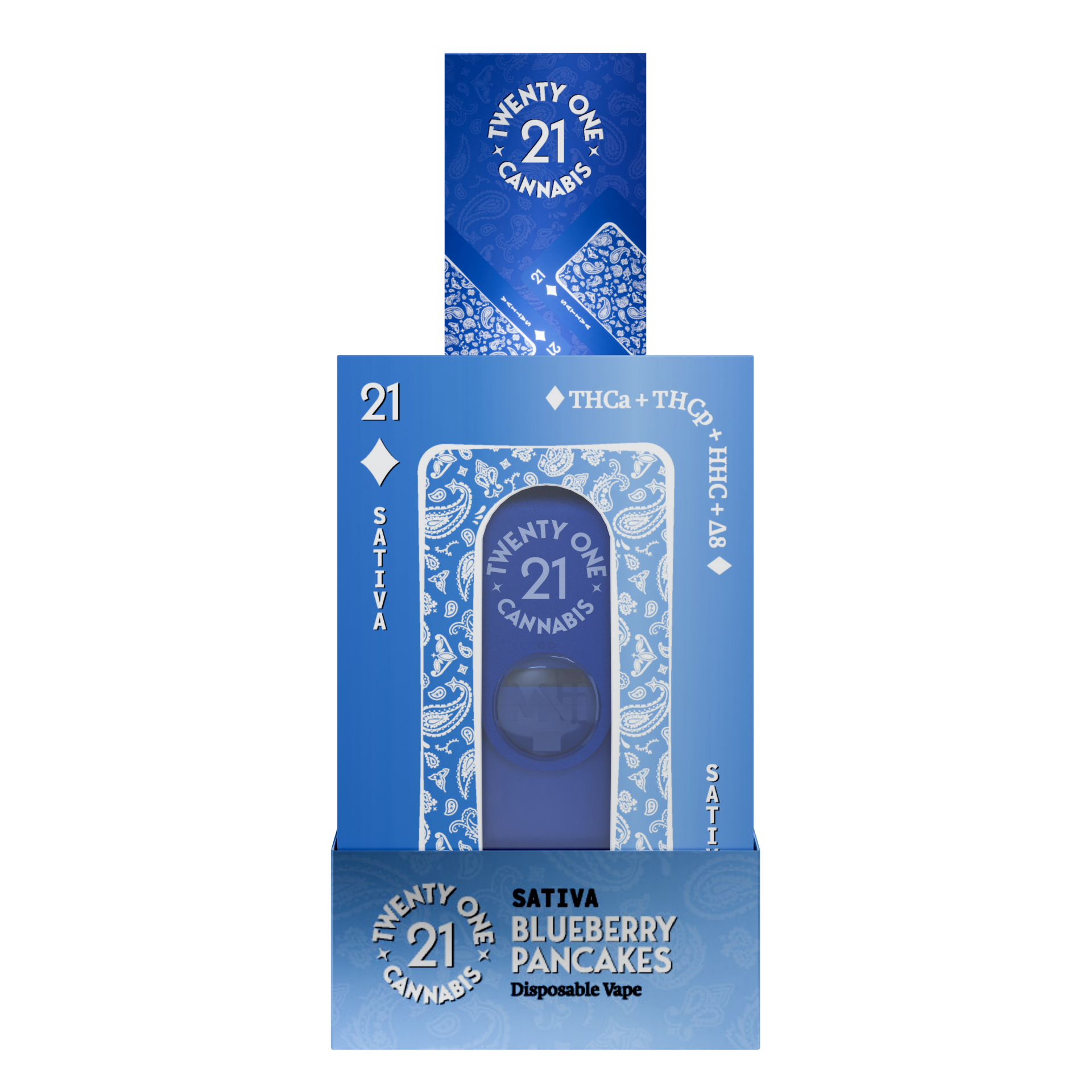Twenty One THCa THCp HHC D8 2ml Vapes - 6ct