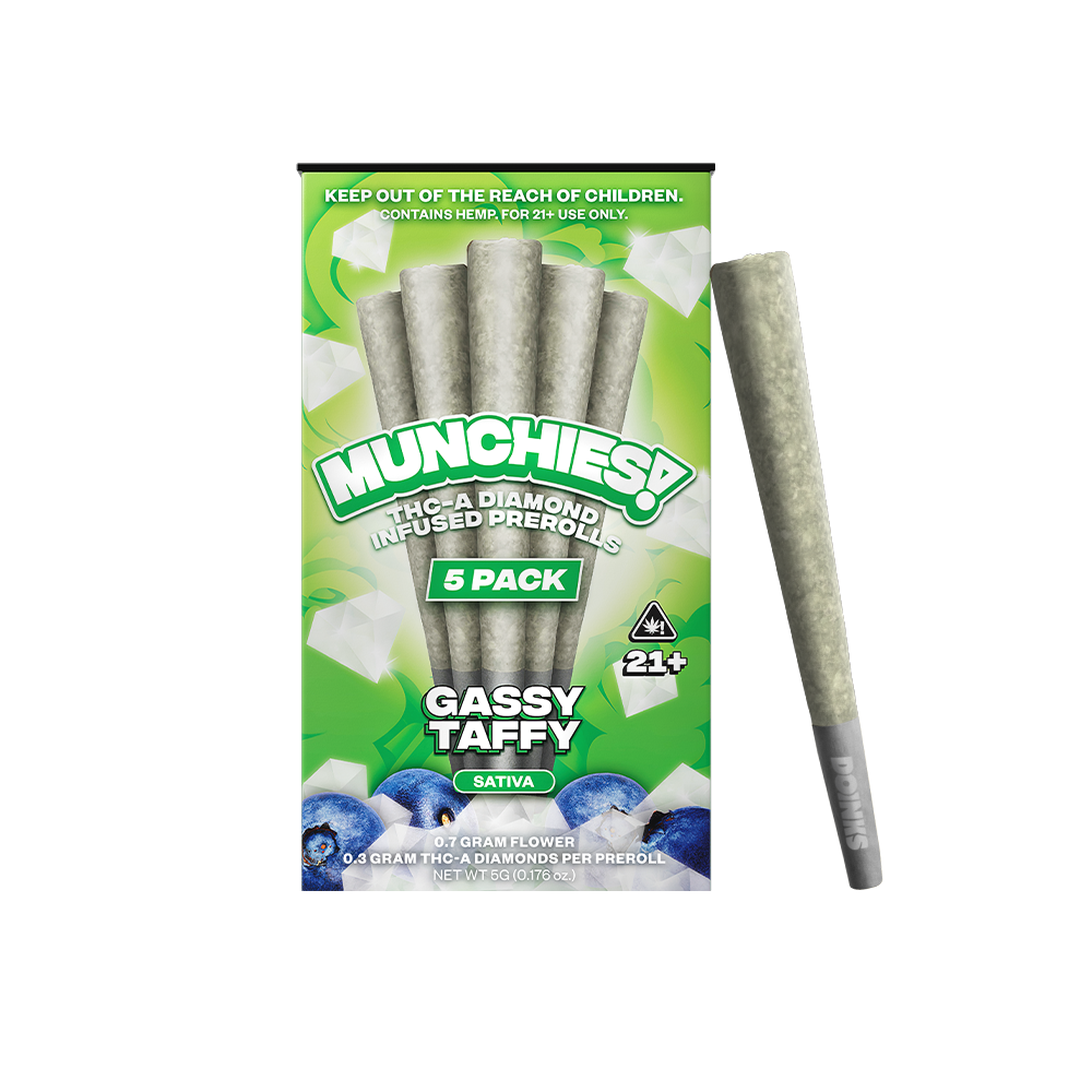 Munchies THC-A Diamond Infused Pre-Rolls - 10ct.