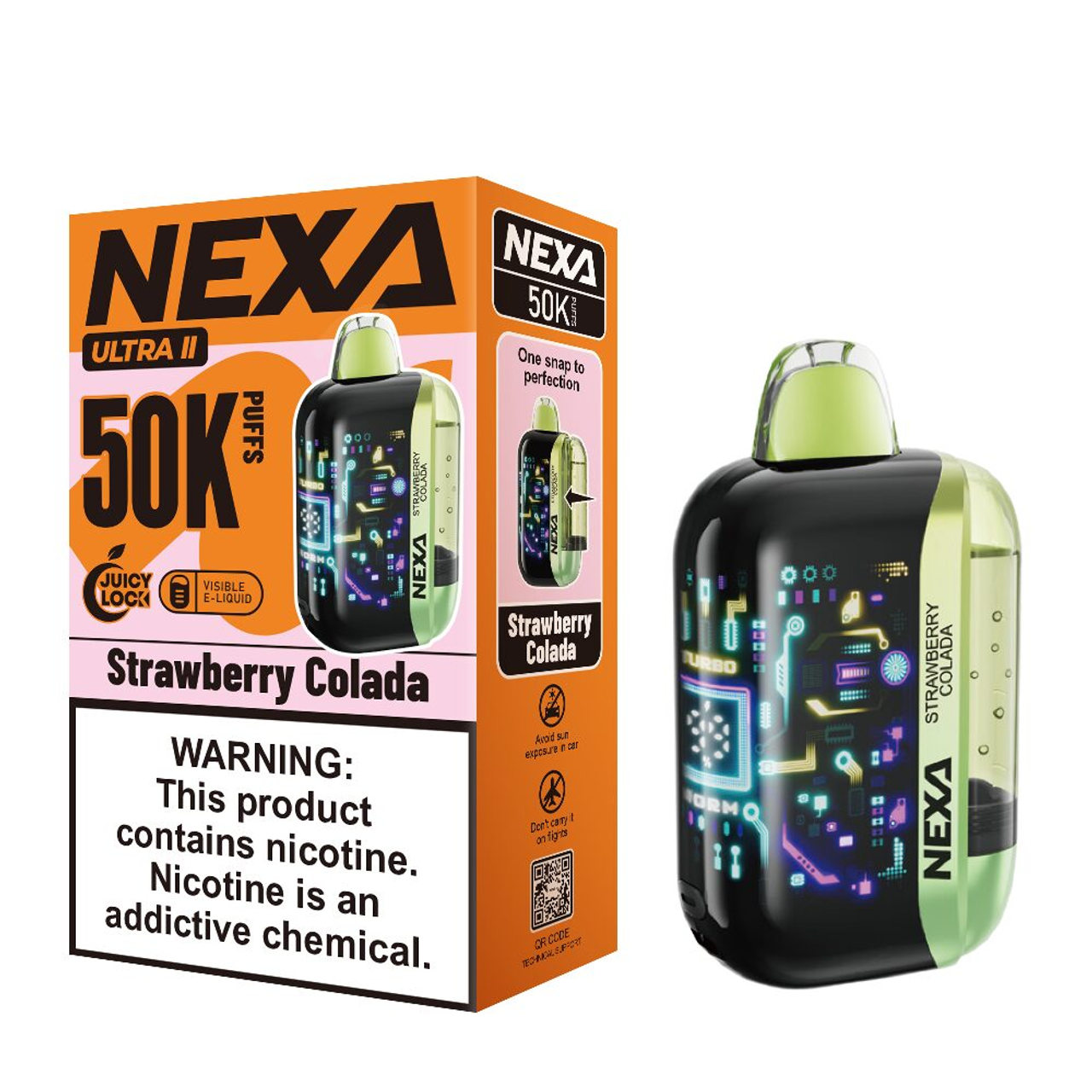 Nexa Ultra II 50K Puffs Disposable Vape Device - 5ct.