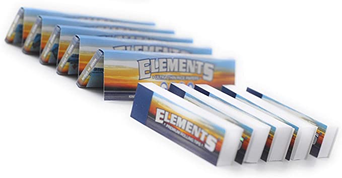 Elements King Size Slim Ultra Thin Rice Rolling Papers Wholesale – 1 Box/ 50ct