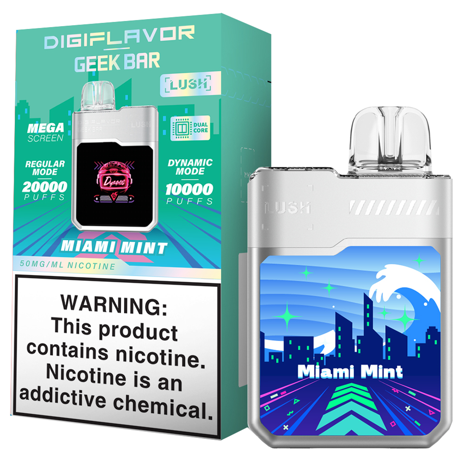 Digiflavor Geek Bar [LUSH] 20000 Puffs Disposable Vape Device - 5ct