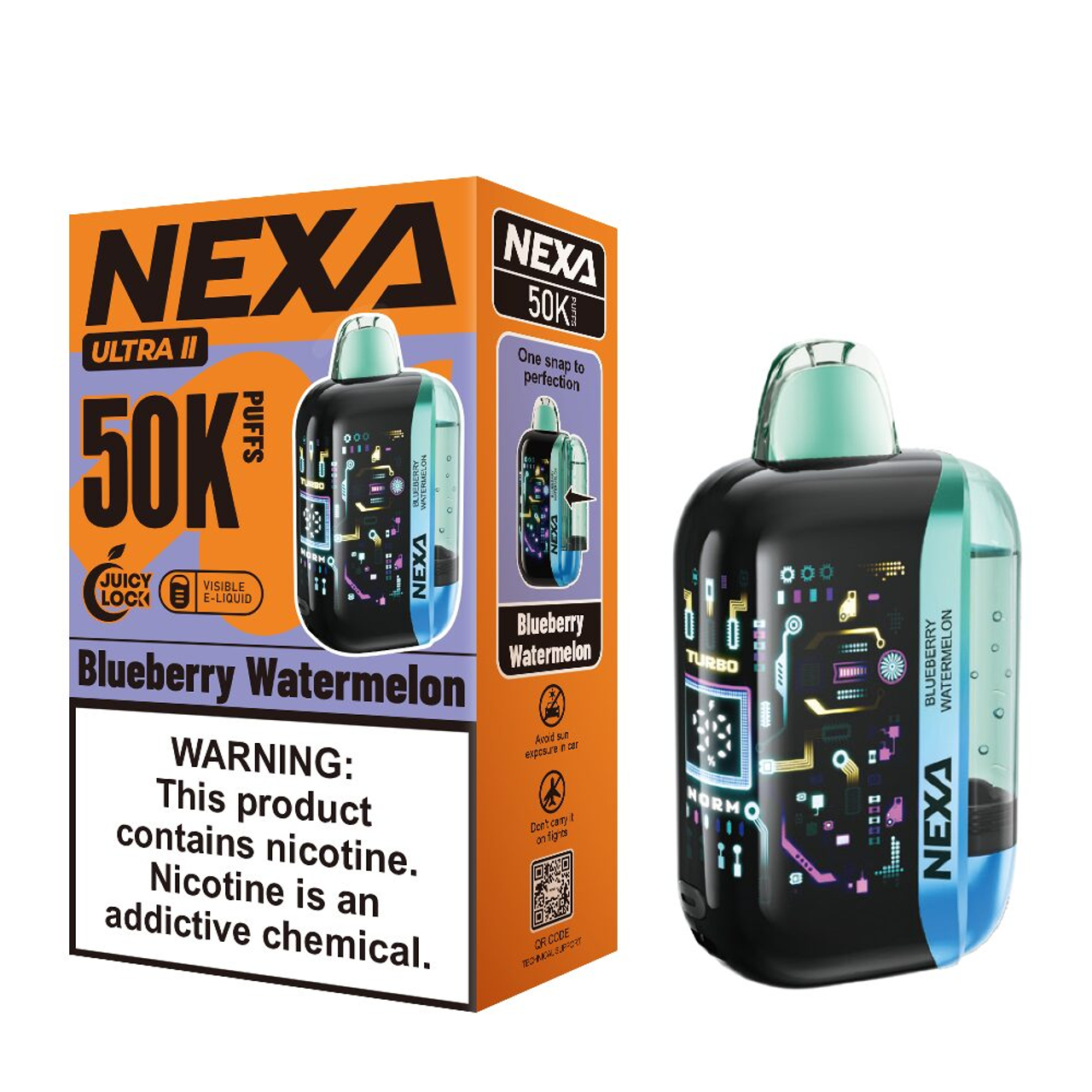 Nexa Ultra II 50K Puffs Disposable Vape Device - 5ct.