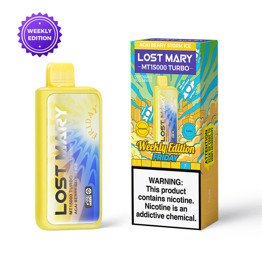 Lost Mary MT15000 Turbo Weekly Edition Disposable Pod Device - 5ct