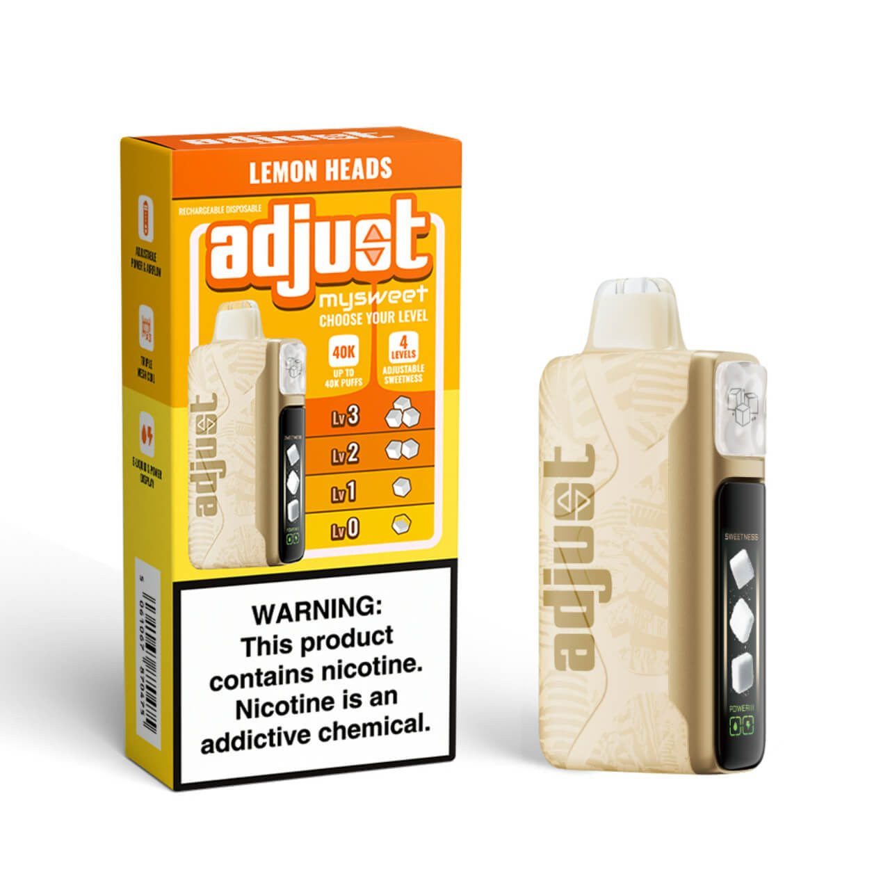 Adjust MySweet 40000 Puffs Disposable Vape device - 5ct