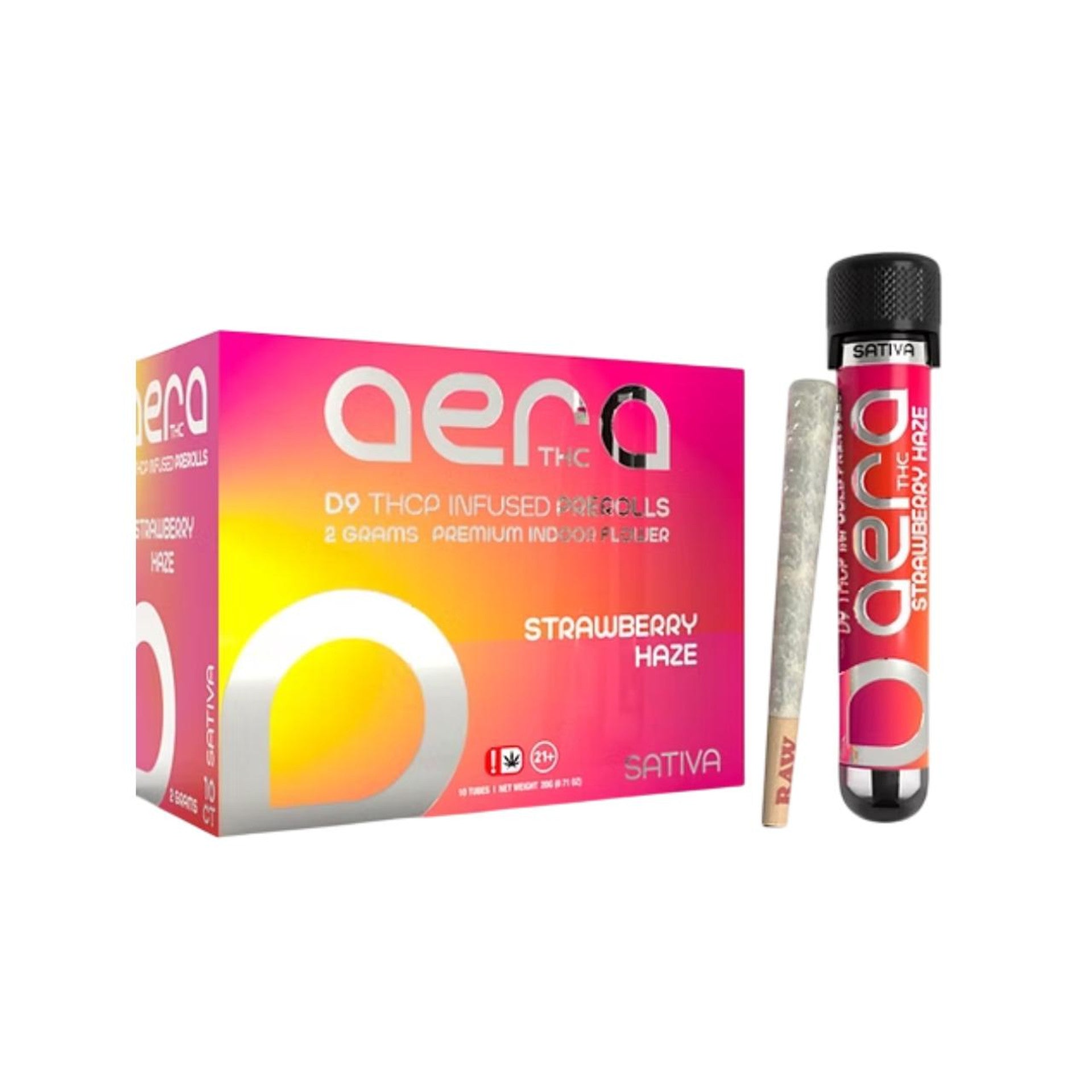 AERA THC D9 THC-P Infused 2G Pre-Rolls - 10ct