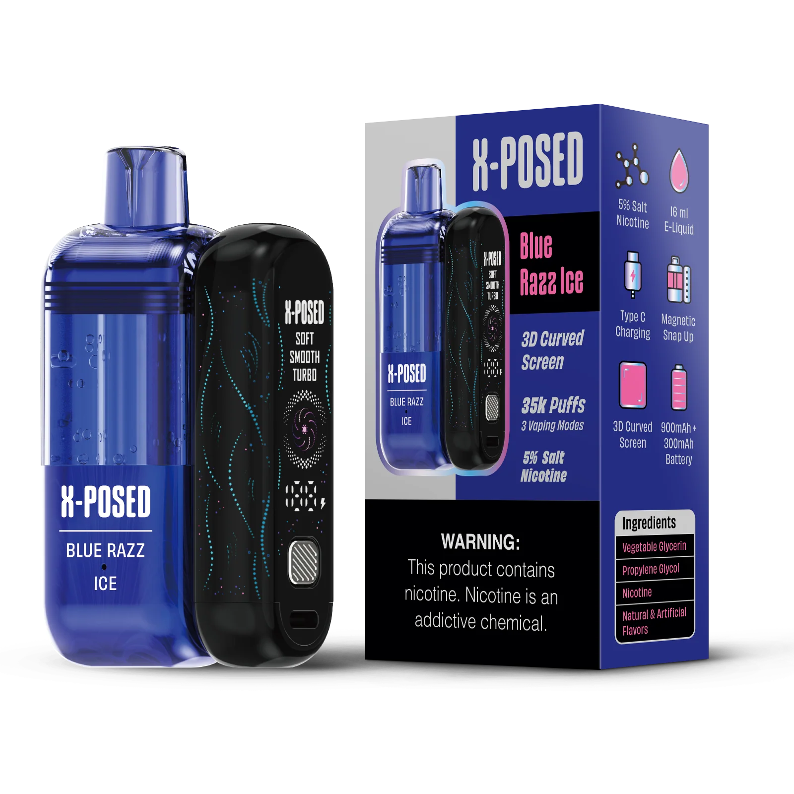 X-Posed 35K Puffs Disposable Vape - 5ct