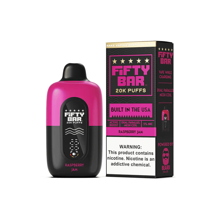 Fifty Bar 20k Puffs -1 Pack/5pcs