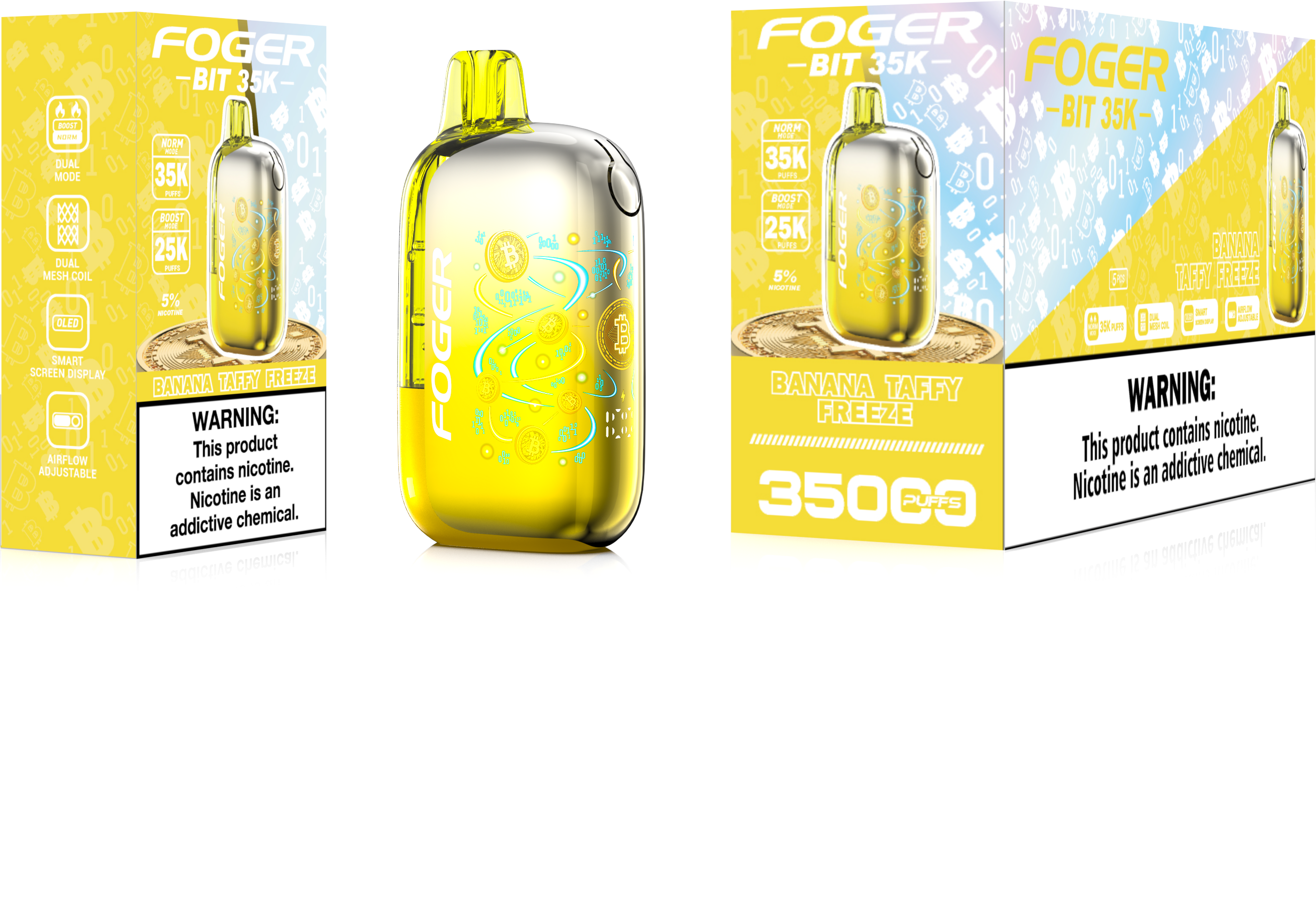 Foger Bit 35K Puffs Disposable Vape Device - 5ct.