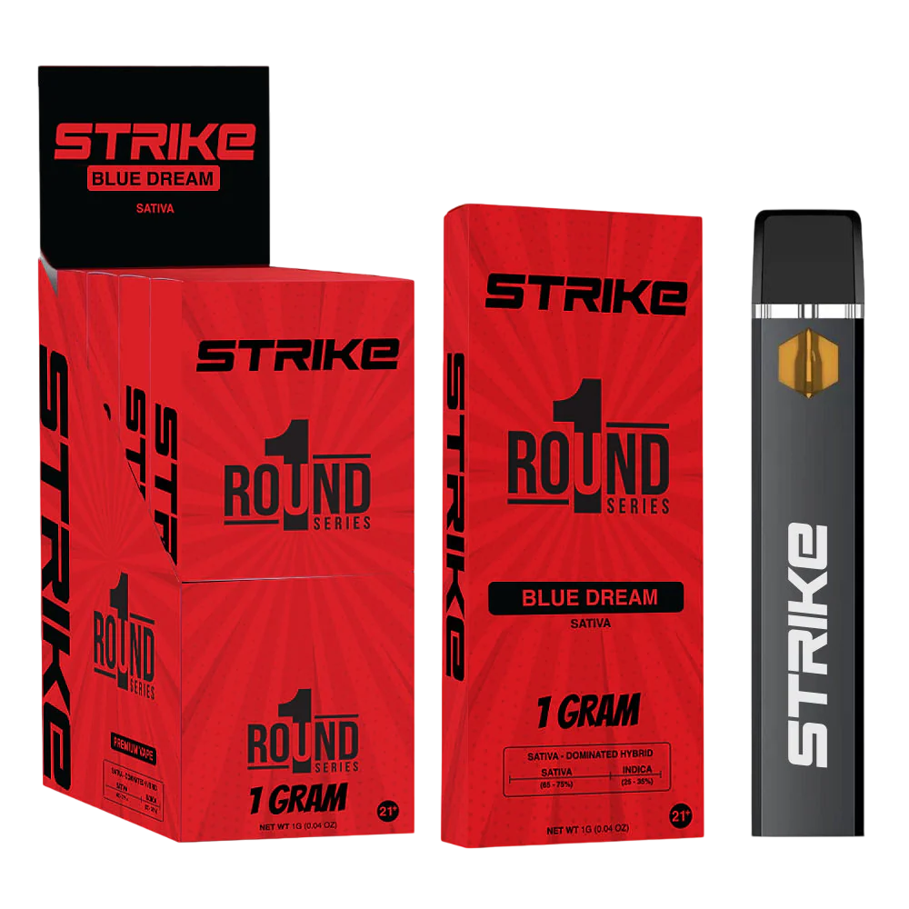 Strike 1 Round Series 1G Premium Vape - 5ct.