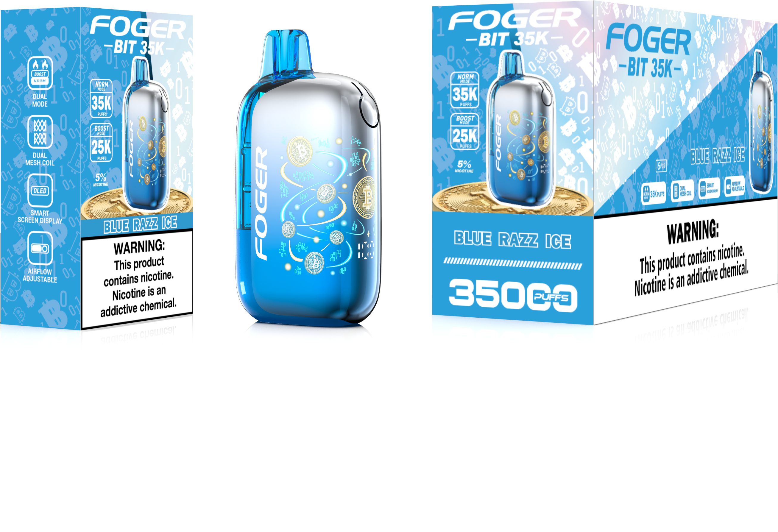 Foger Bit 35K Puffs Disposable Vape Device - 5ct.
