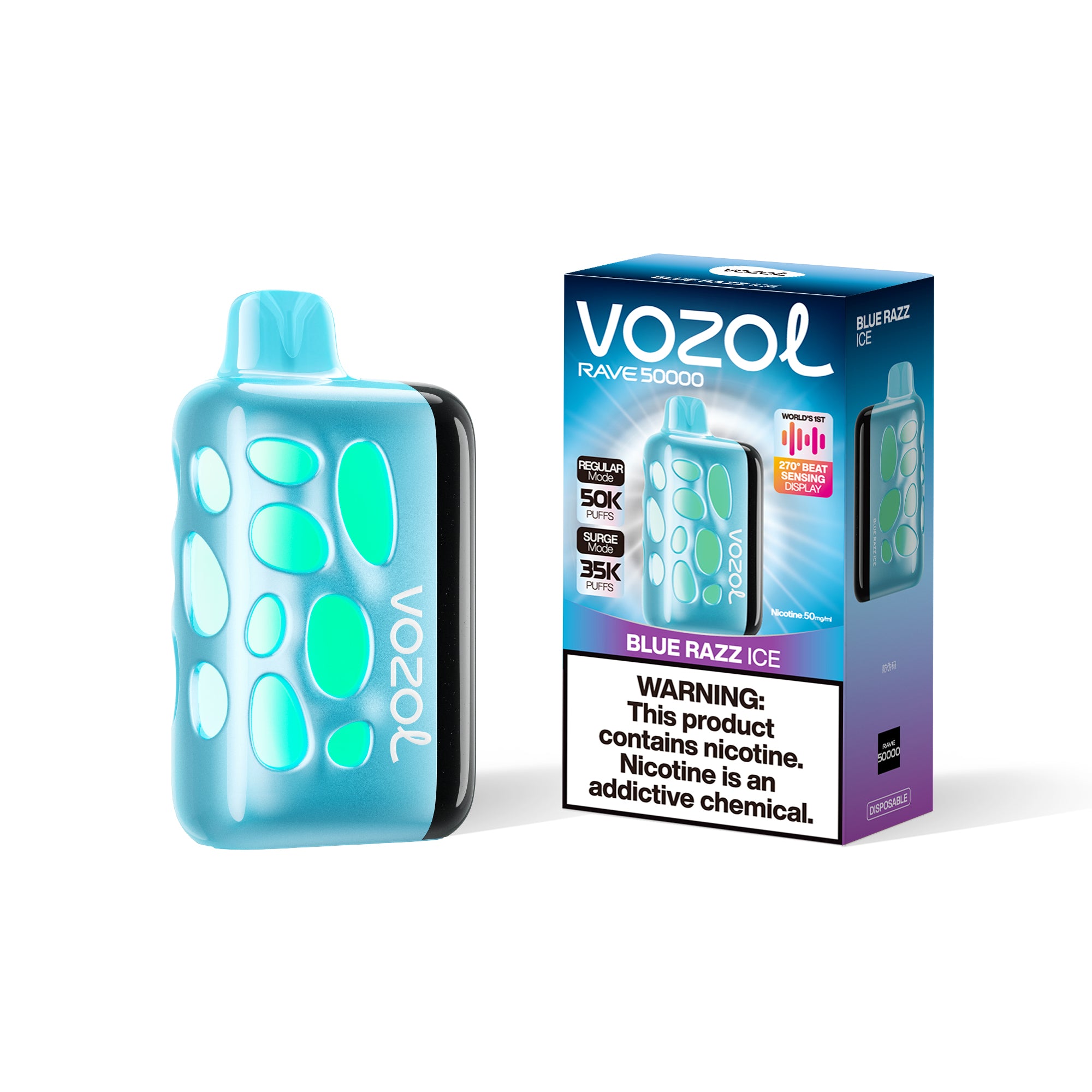 VOZOL Rave 50000 Puffs Vape - 5ct