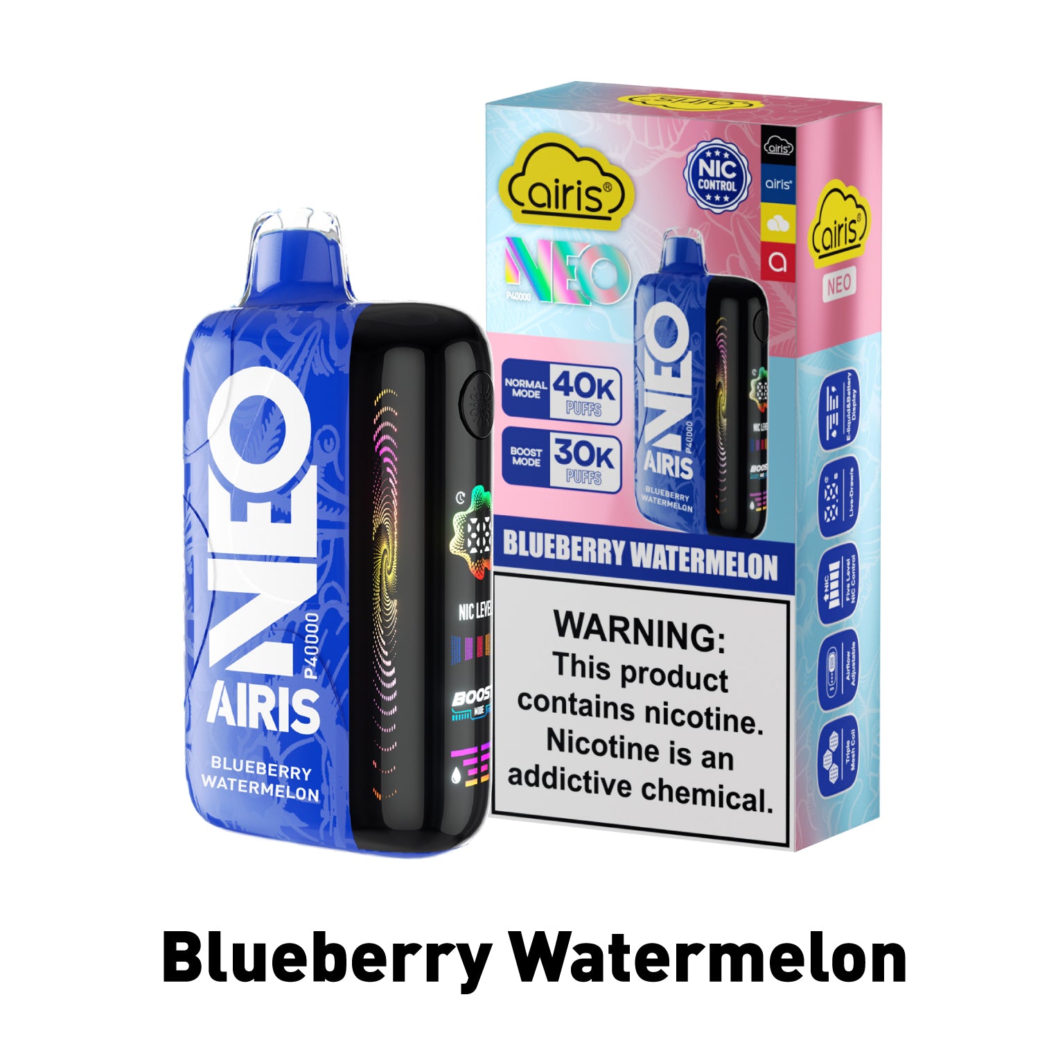 AIRIS NEO P40000 Puffs Vape - 5ct