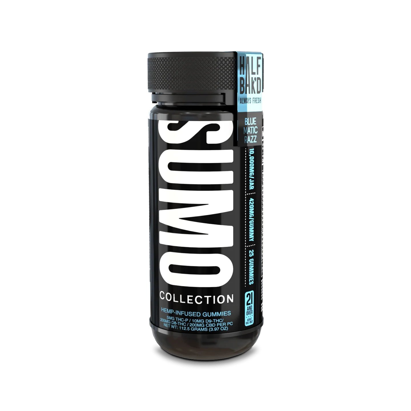 Half Bak'd Sumo Gummies 10,000mg Hemp Infused Gummies - 25pc - 1/Jar
