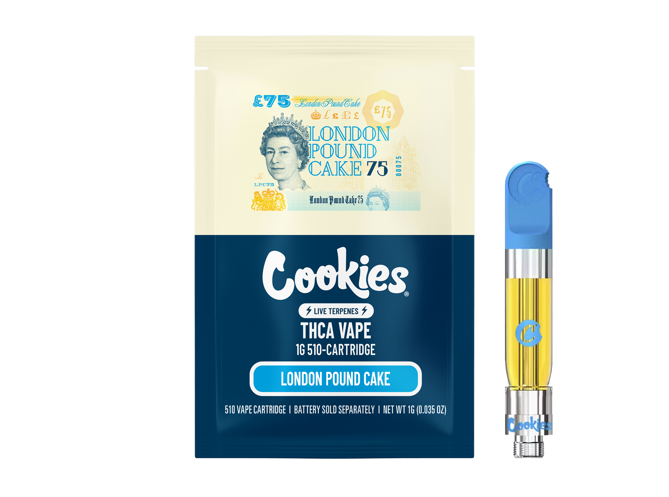 Cookies 1G THC Vape 510 Cartridge - 10ct