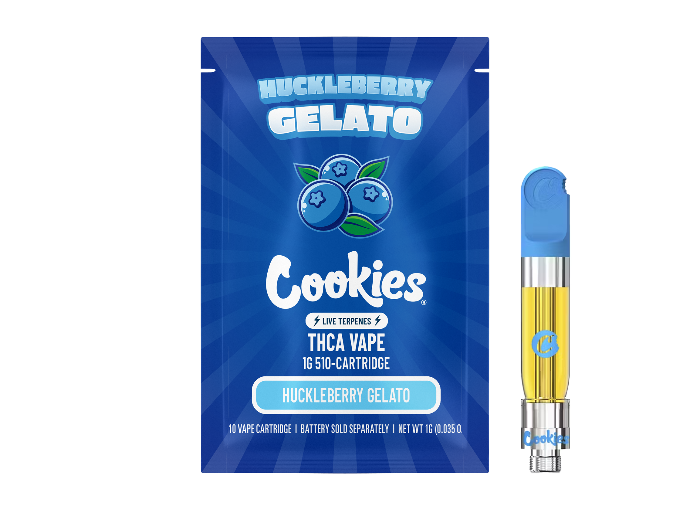 Cookies 1G THC Vape 510 Cartridge - 10ct