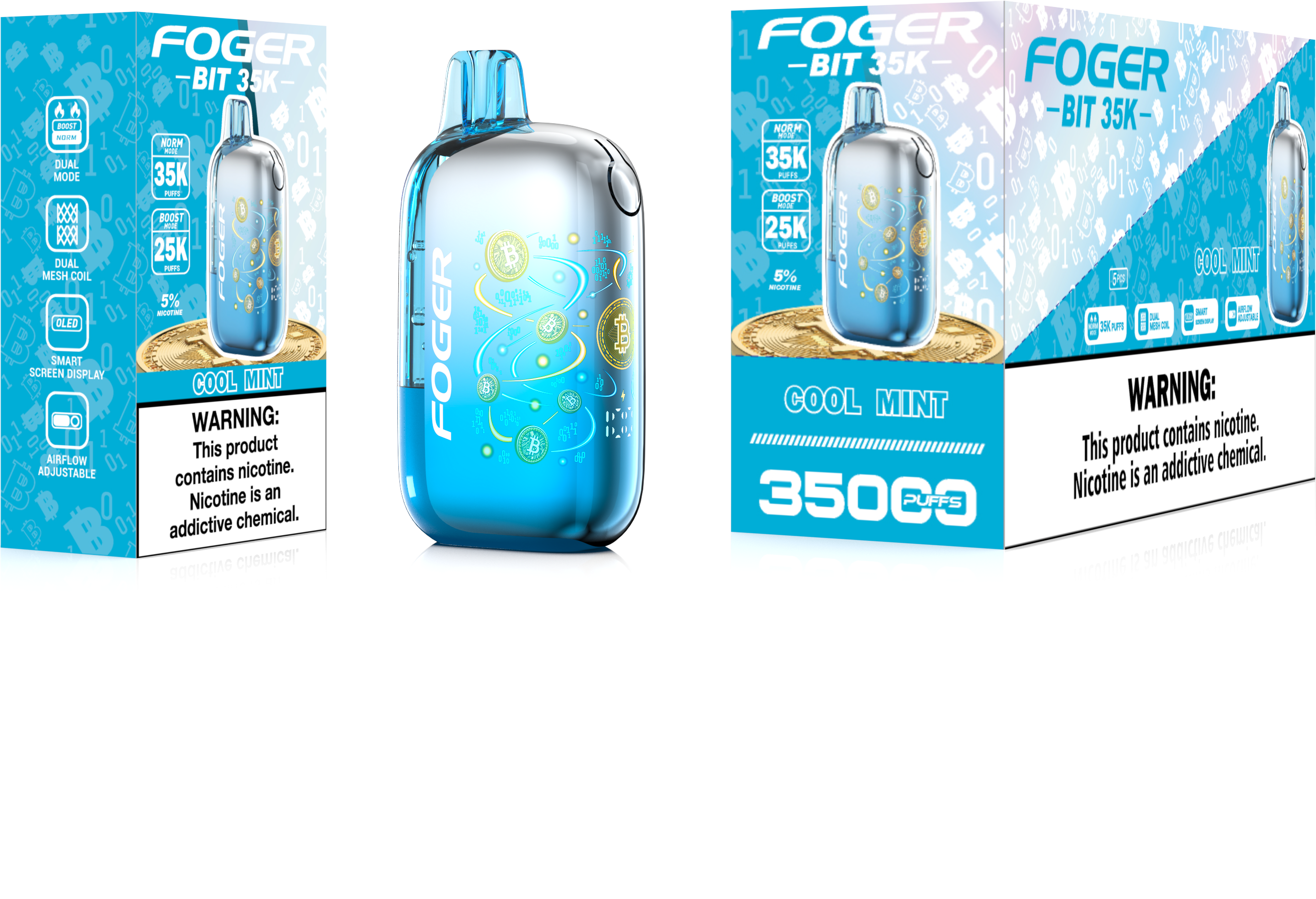 Foger Bit 35K Puffs Disposable Vape Device - 5ct.