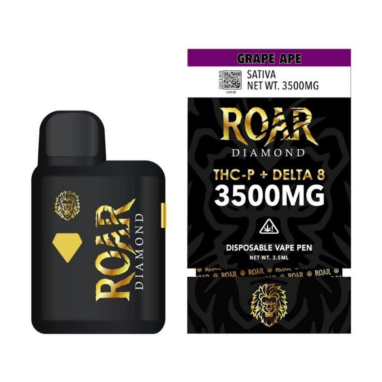 Roar Diamond 3.5g Disposable Vape Wholesale – 1 Box / 5 pcs