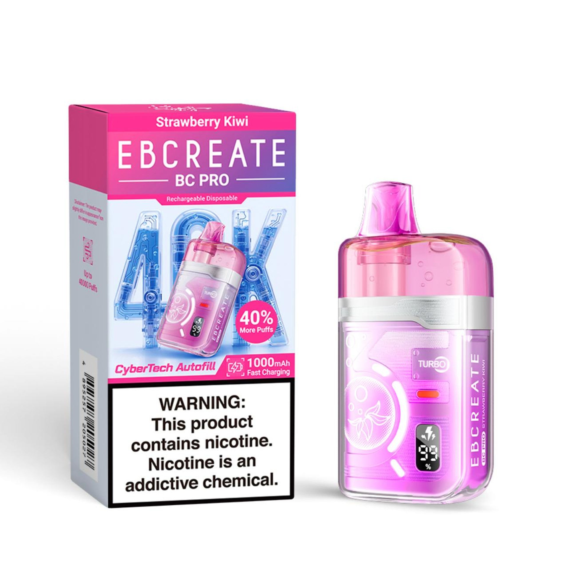 EB Create BC Pro 40K Puffs Disposable Vape Device - 5ct.