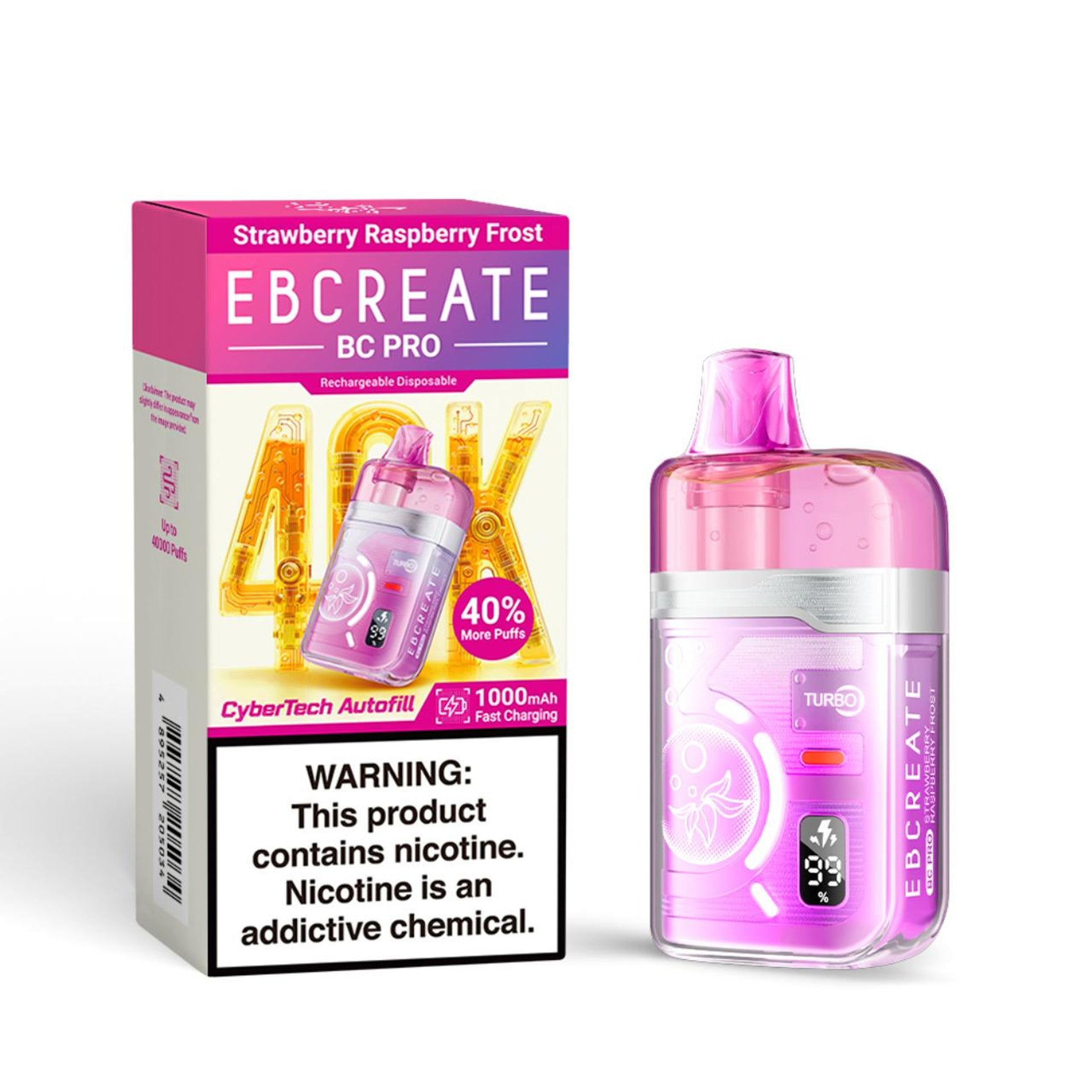 EB Create BC Pro 40K Puffs Disposable Vape Device - 5ct.