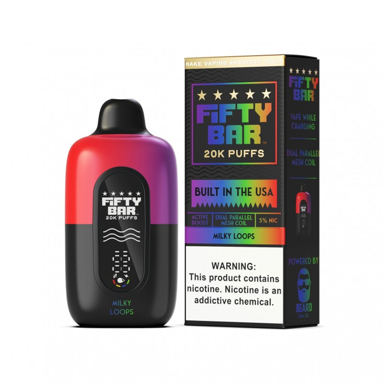Fifty Bar 20k Puffs -1 Pack/5pcs