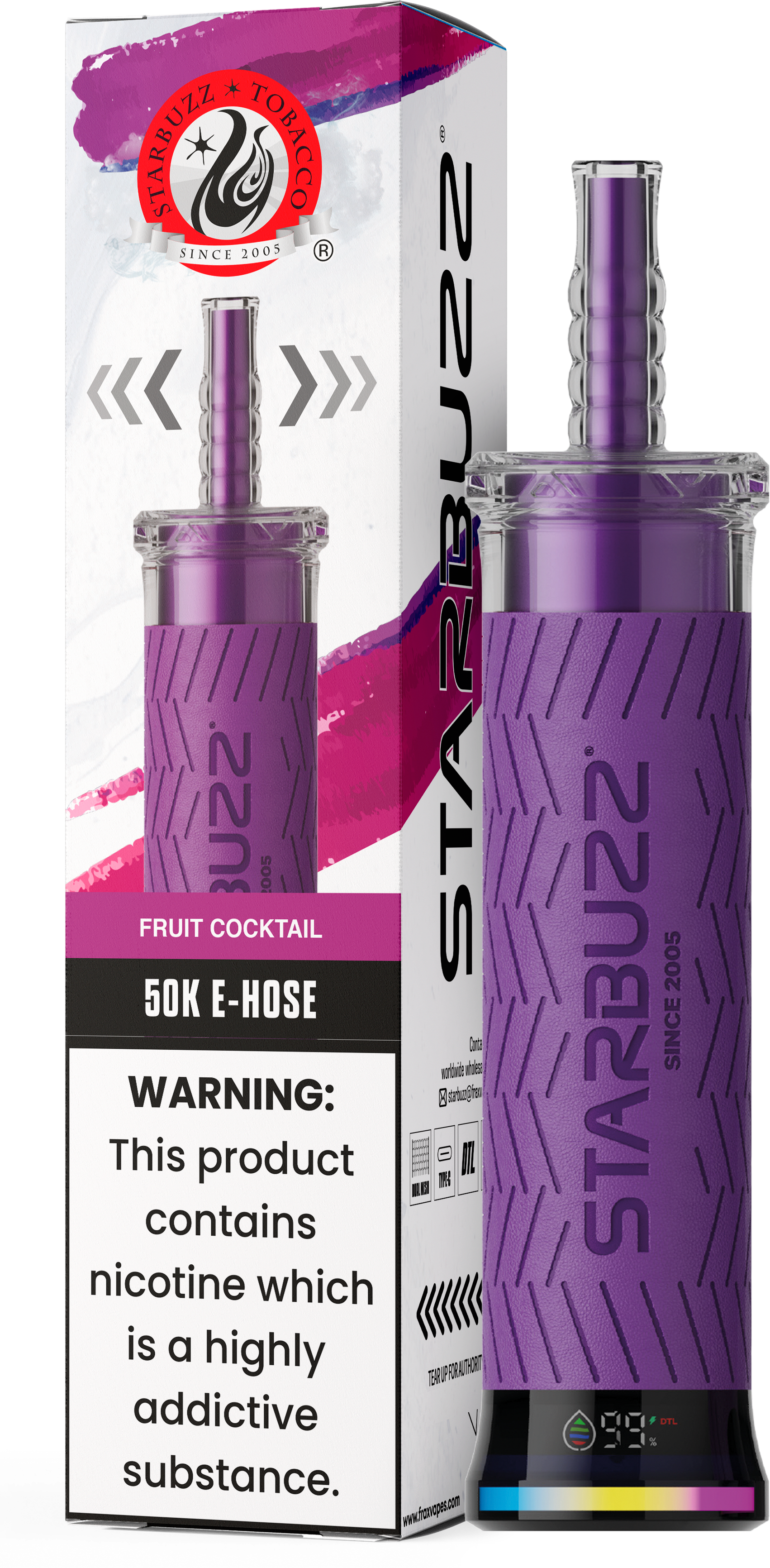 Starbuzz 50k E-Hose Vape 1pk