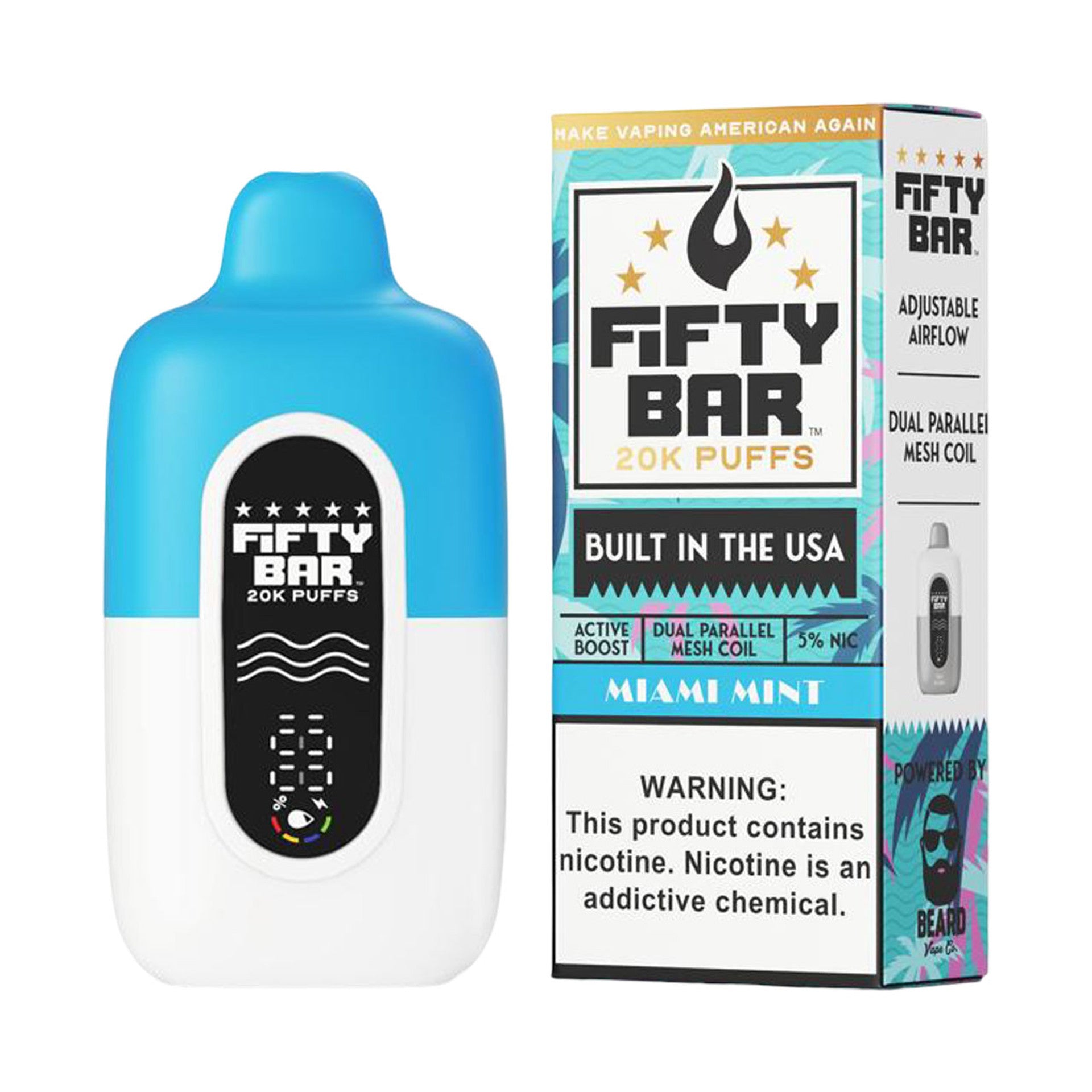 Fifty Bar 20k Puffs -1 Pack/5pcs