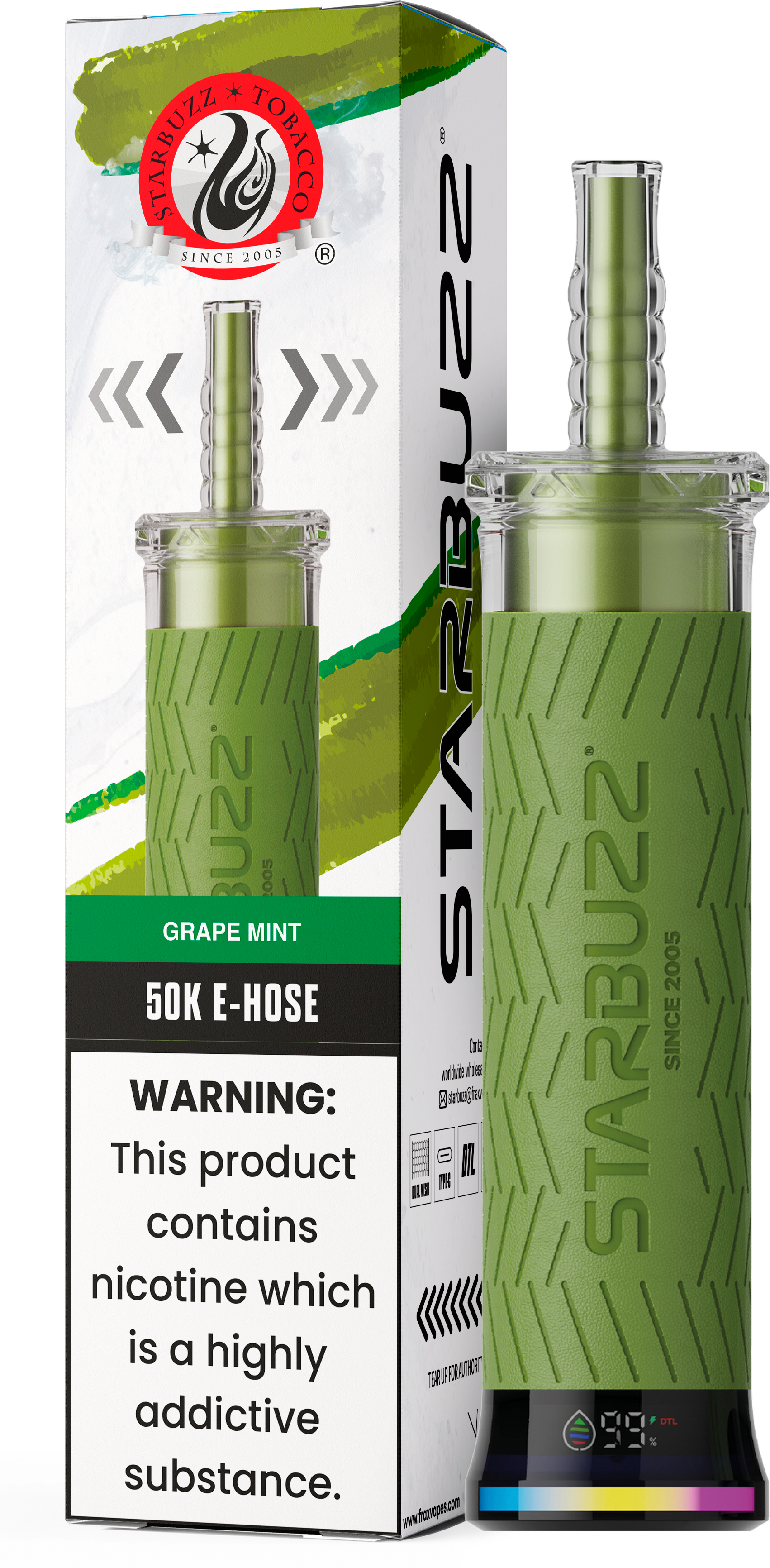 Starbuzz 50k E-Hose Vape 1pk