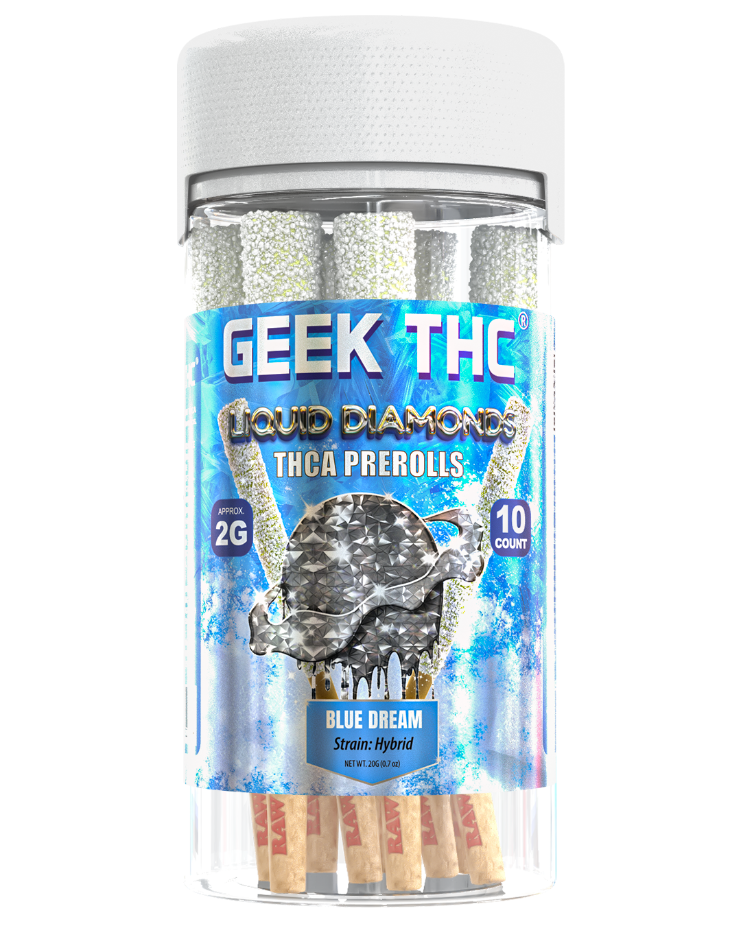 Geek THC Liquid Diamonds THC Pre-Rolls - 10ct.