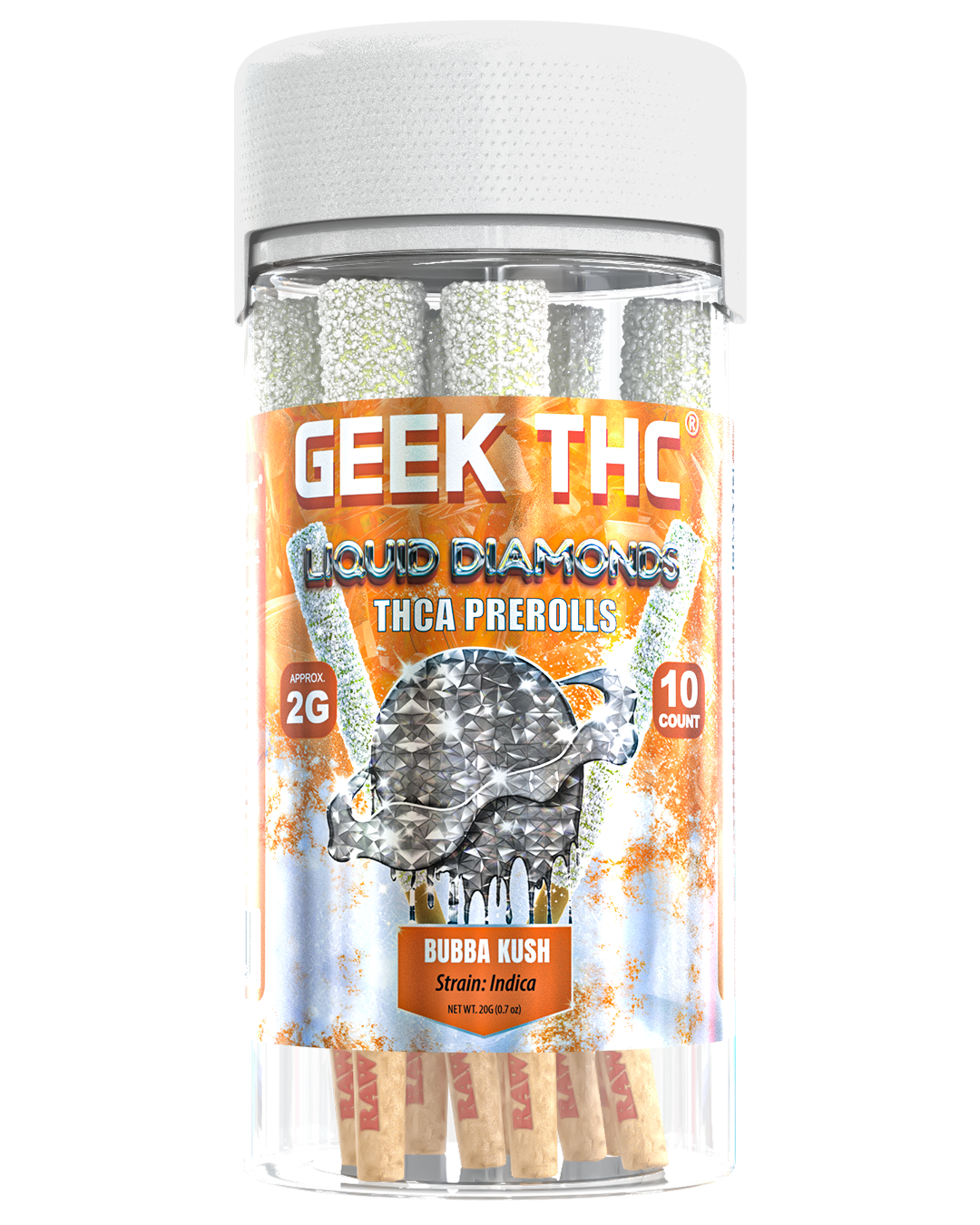 Geek THC Liquid Diamonds THC Pre-Rolls - 10ct.