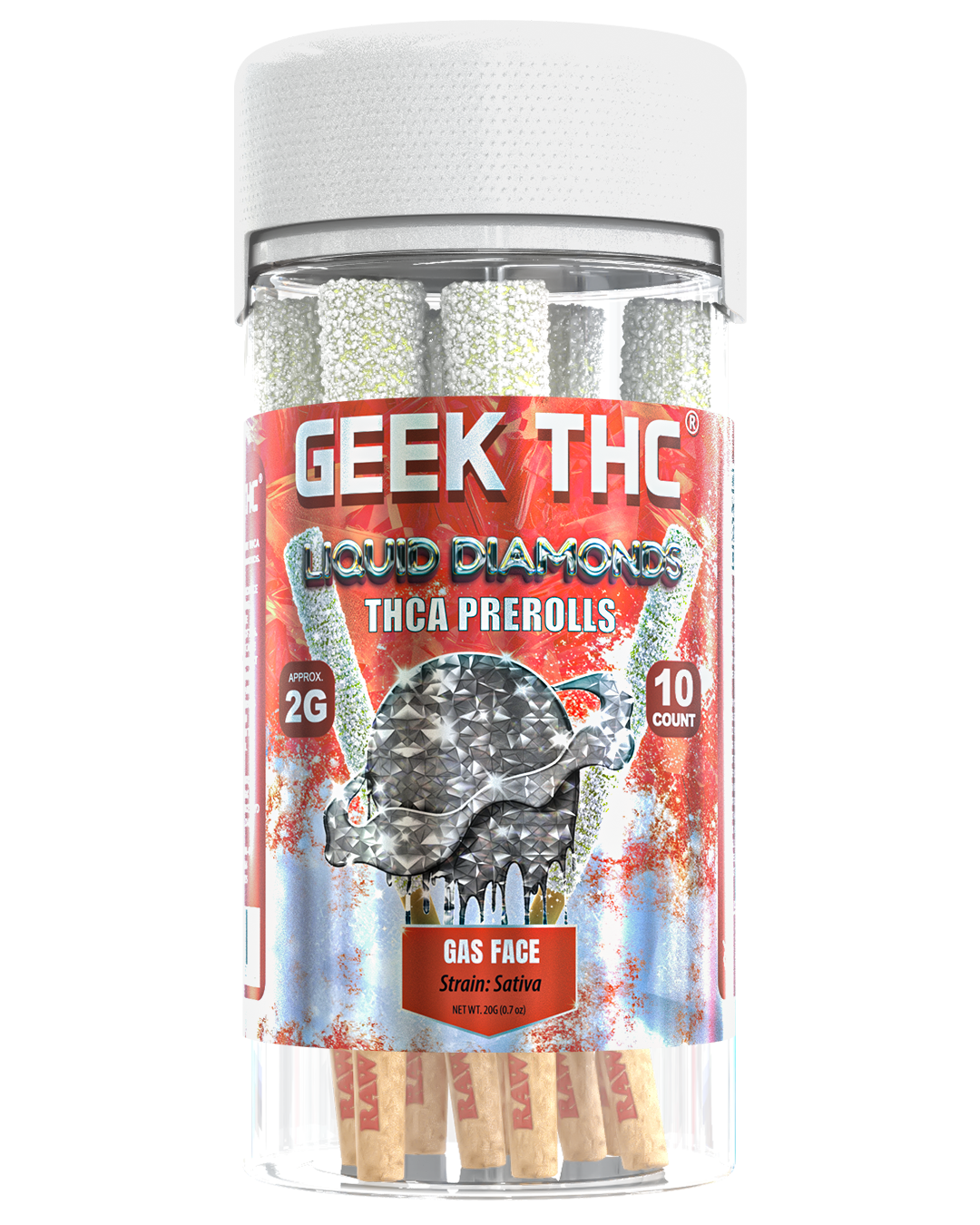 Geek THC Liquid Diamonds THC Pre-Rolls - 10ct.