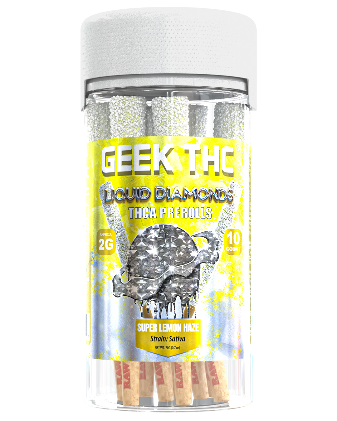 Geek THC Liquid Diamonds THC Pre-Rolls - 10ct.