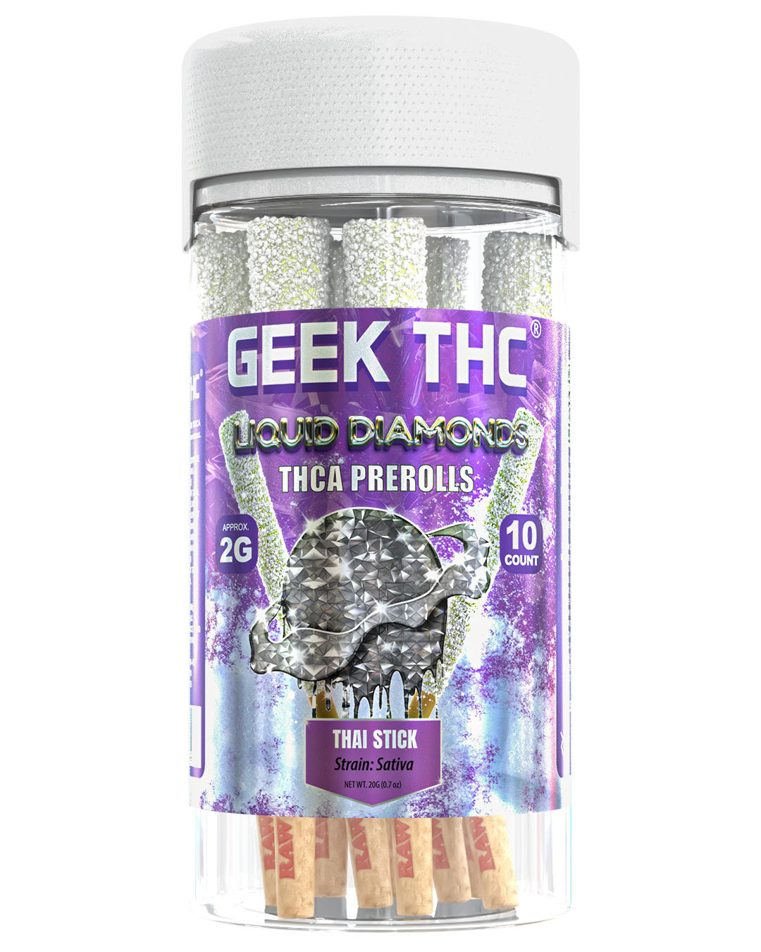 Geek THC Liquid Diamonds THC Pre-Rolls - 10ct.