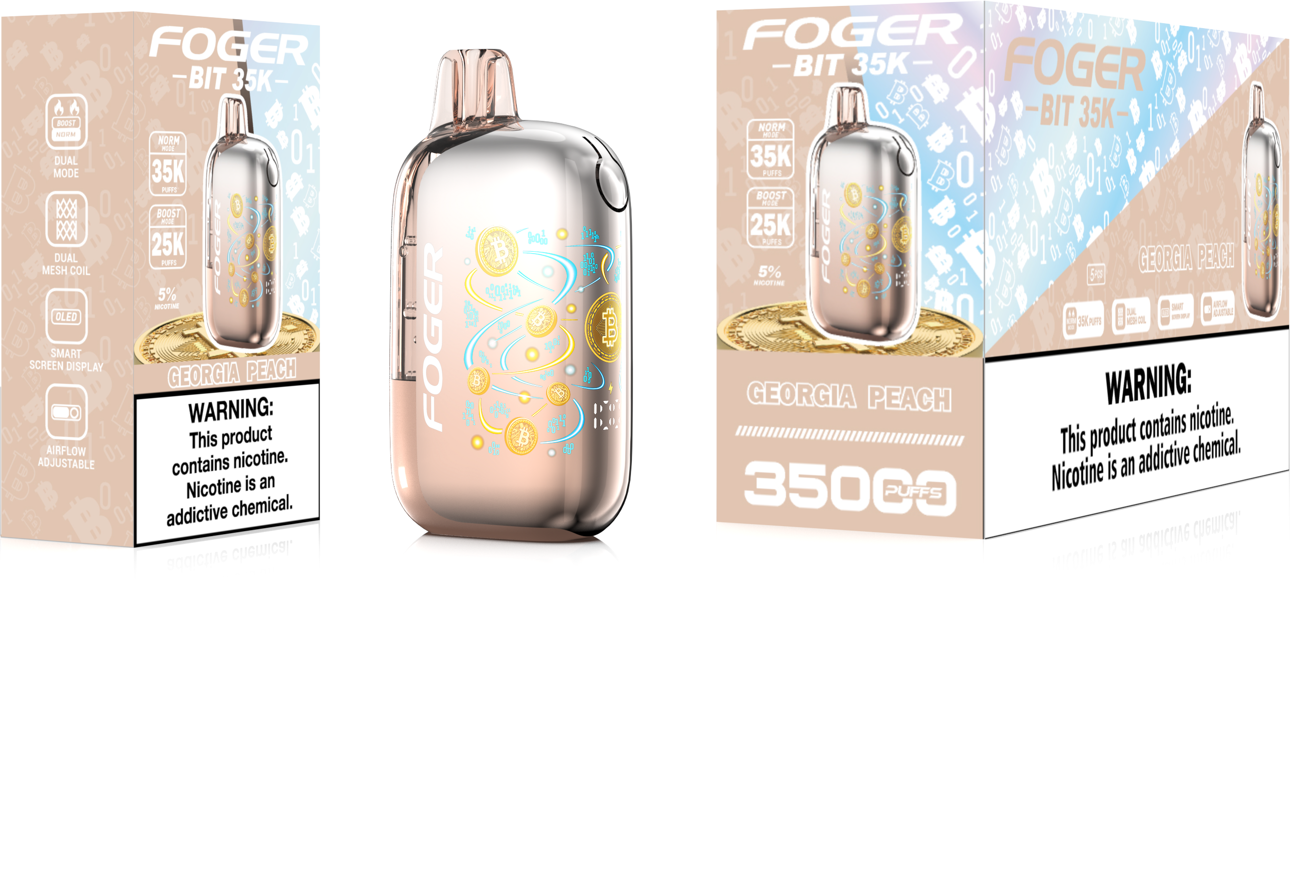Foger Bit 35K Puffs Disposable Vape Device - 5ct.