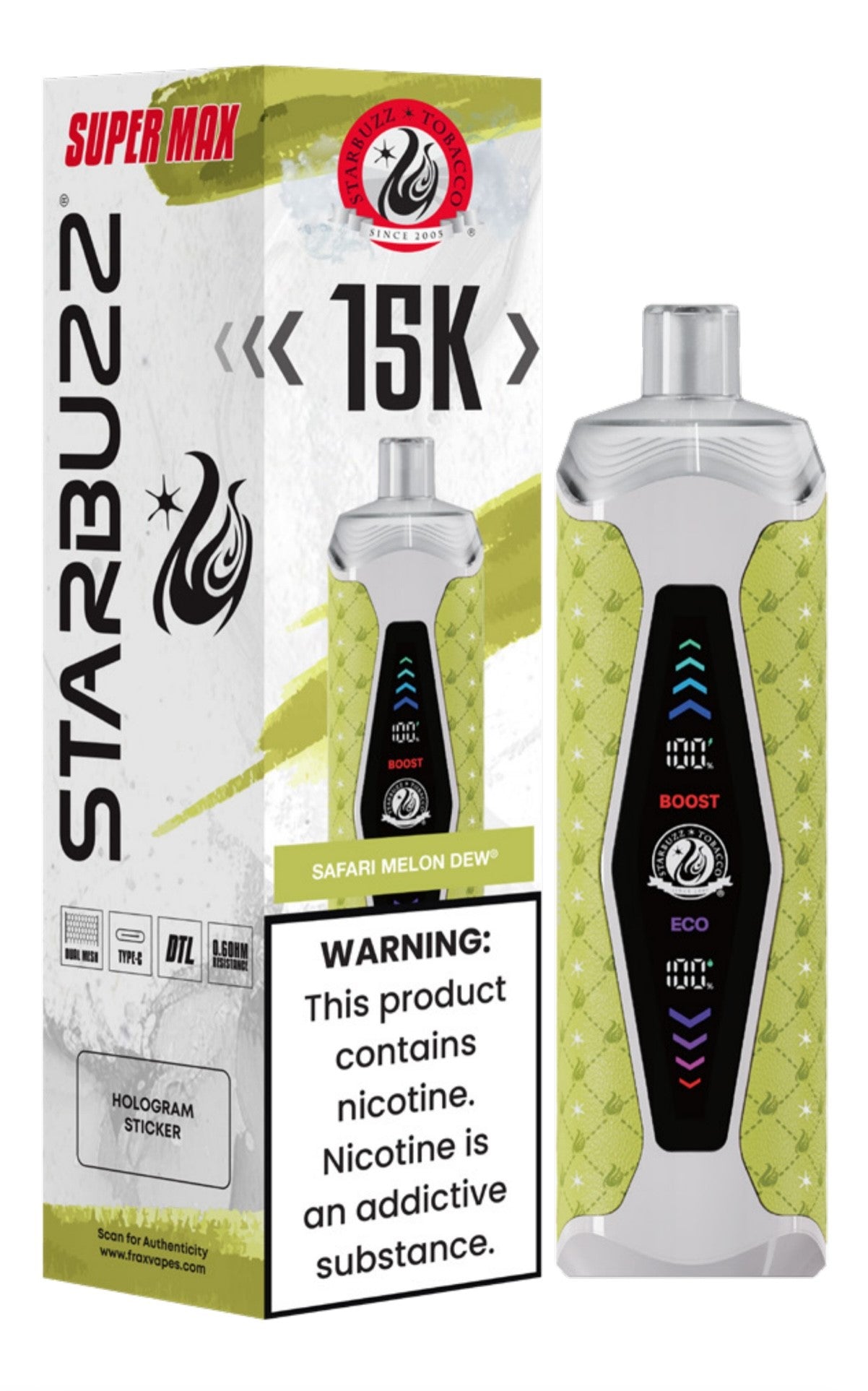 Starbuzz Super Max 15000 Puffs - 5ct