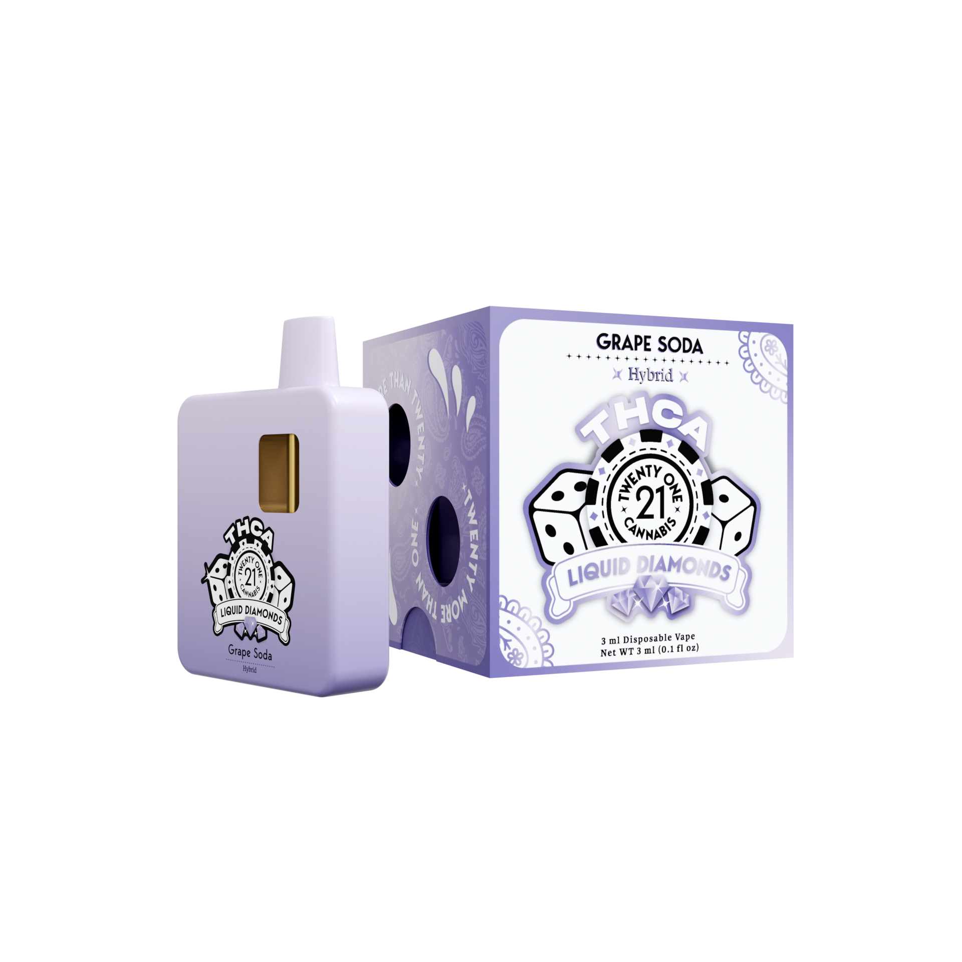 Twenty One Liquid Diamonds 3ml Vape - 6ct