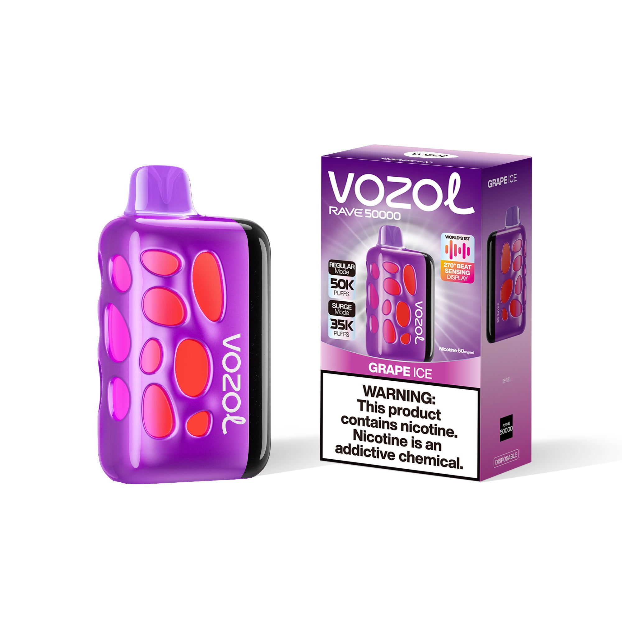VOZOL Rave 50000 Puffs Vape - 5ct