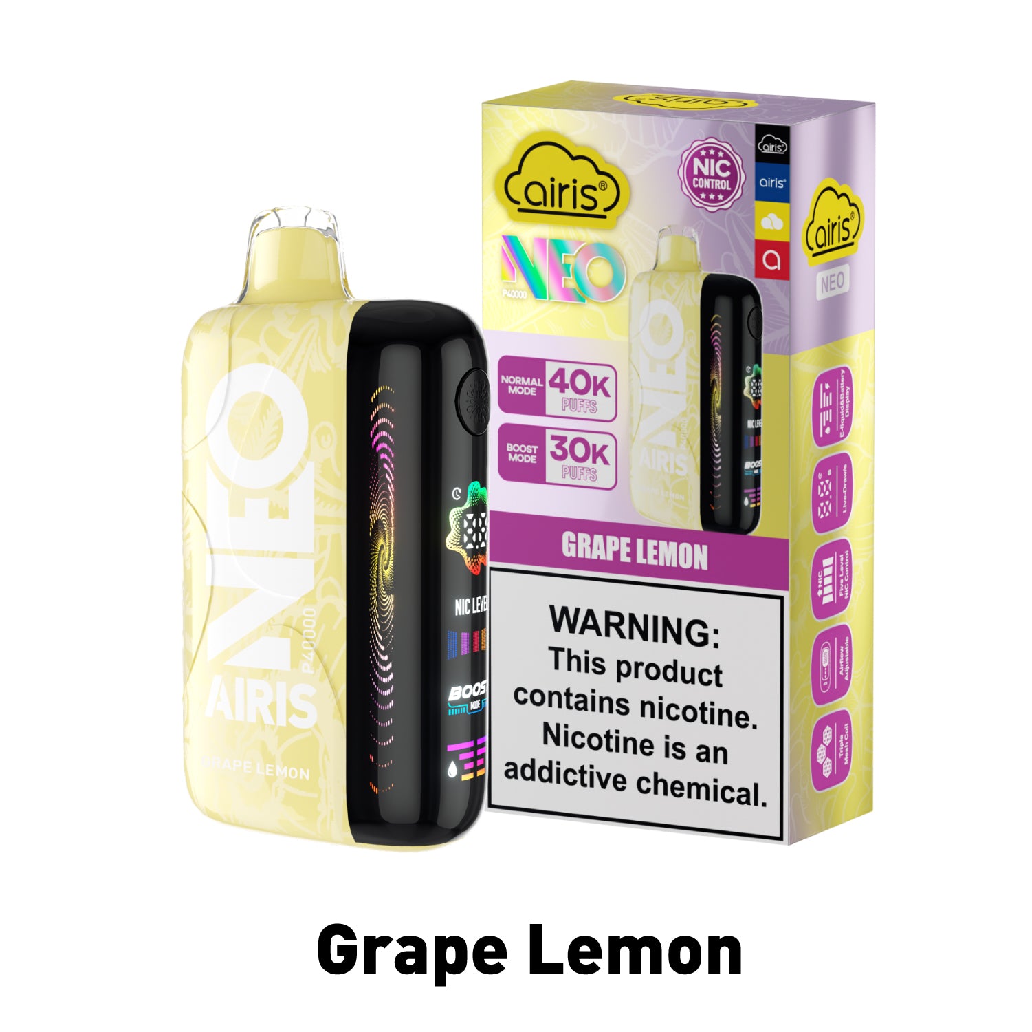 AIRIS NEO P40000 Puffs Vape - 5ct