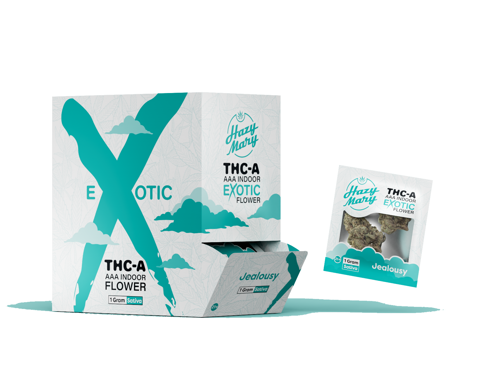 Hazy Mary THC-A AAA Indoor Exotic Flower 1G - 20ct.
