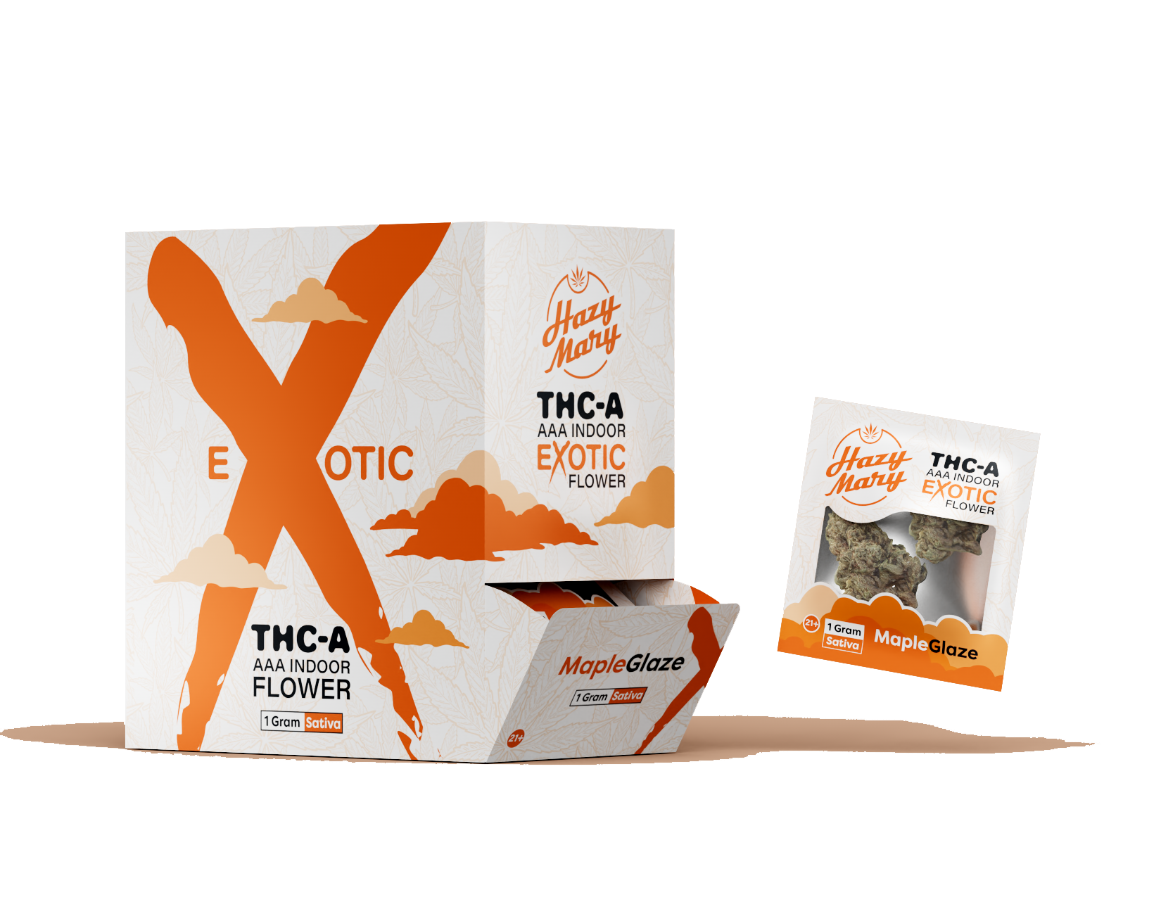 Hazy Mary THC-A AAA Indoor Exotic Flower 1G - 20ct.