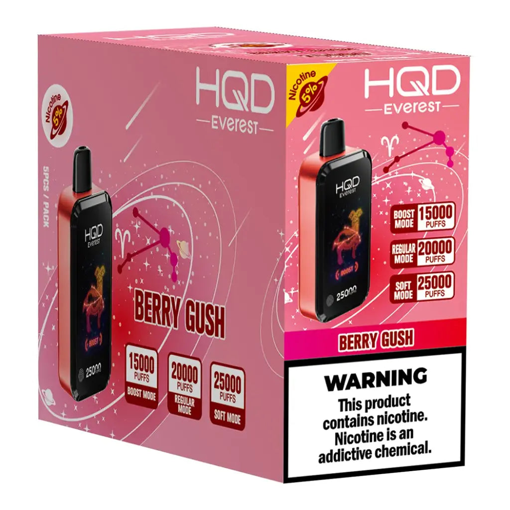 HQD Cuvie Everest 25000 Puffs - 5ct