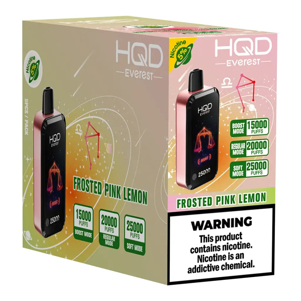 HQD Cuvie Everest 25000 Puffs - 5ct