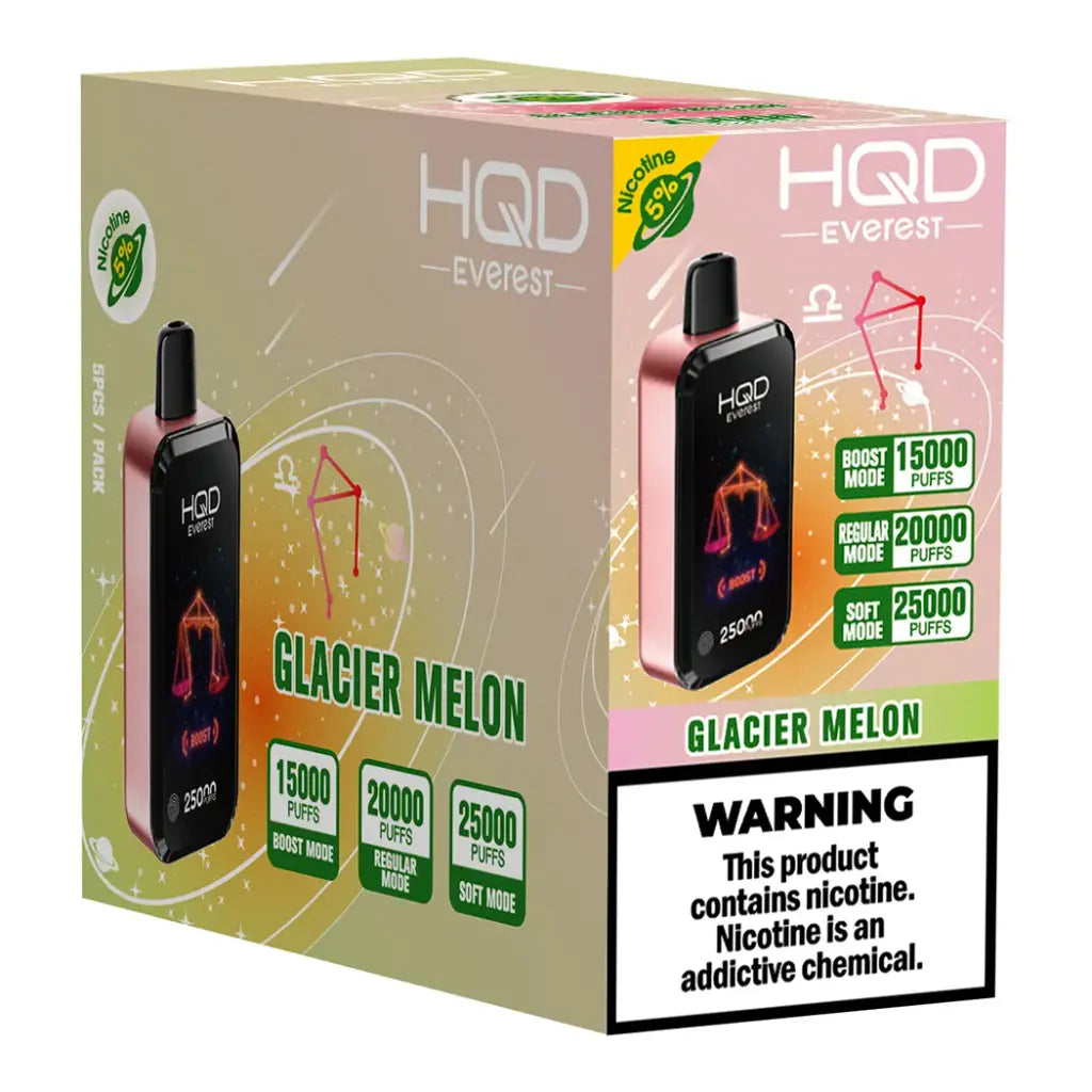 HQD Cuvie Everest 25000 Puffs - 5ct